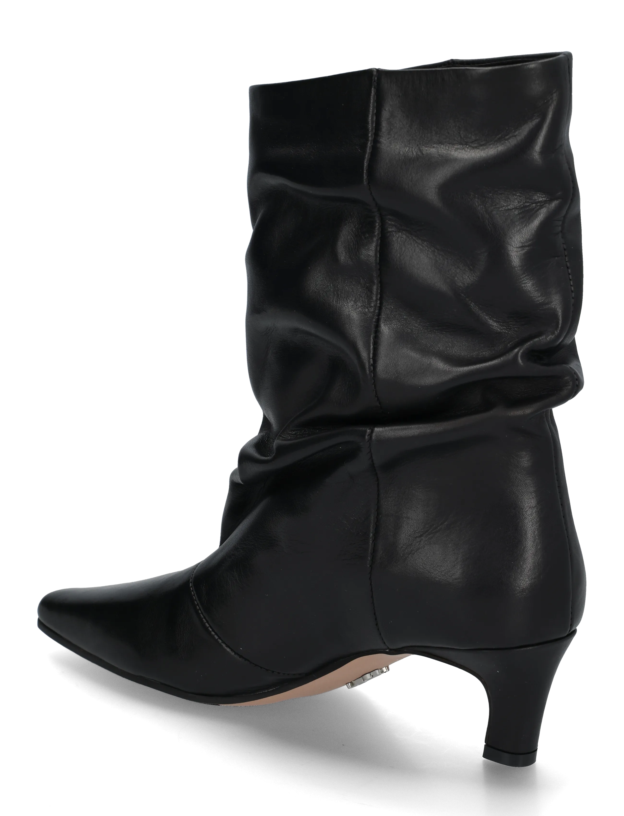 Steve Madden - Vexa - kontsaga poolsaapad - black leather - 1