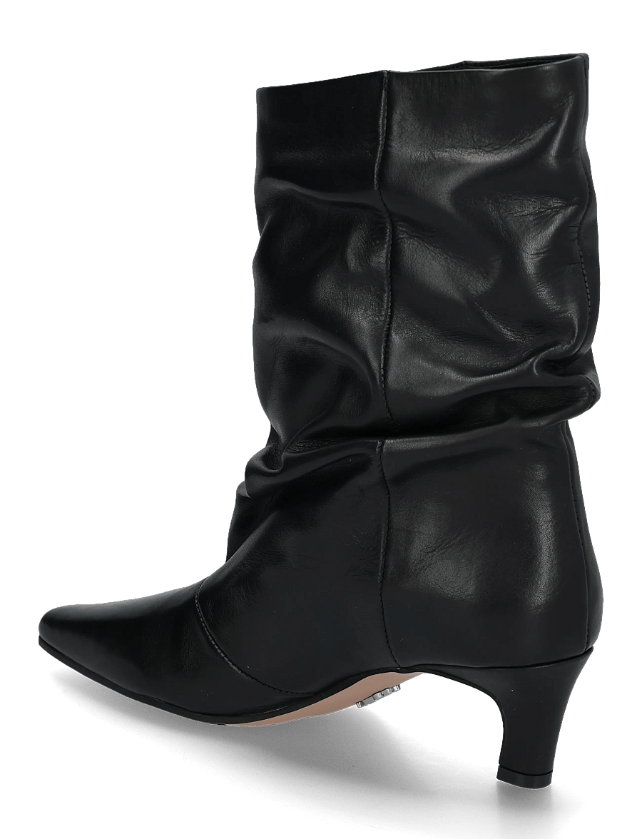 Steve Madden - Vexa - kontsaga poolsaapad - black leather - 1