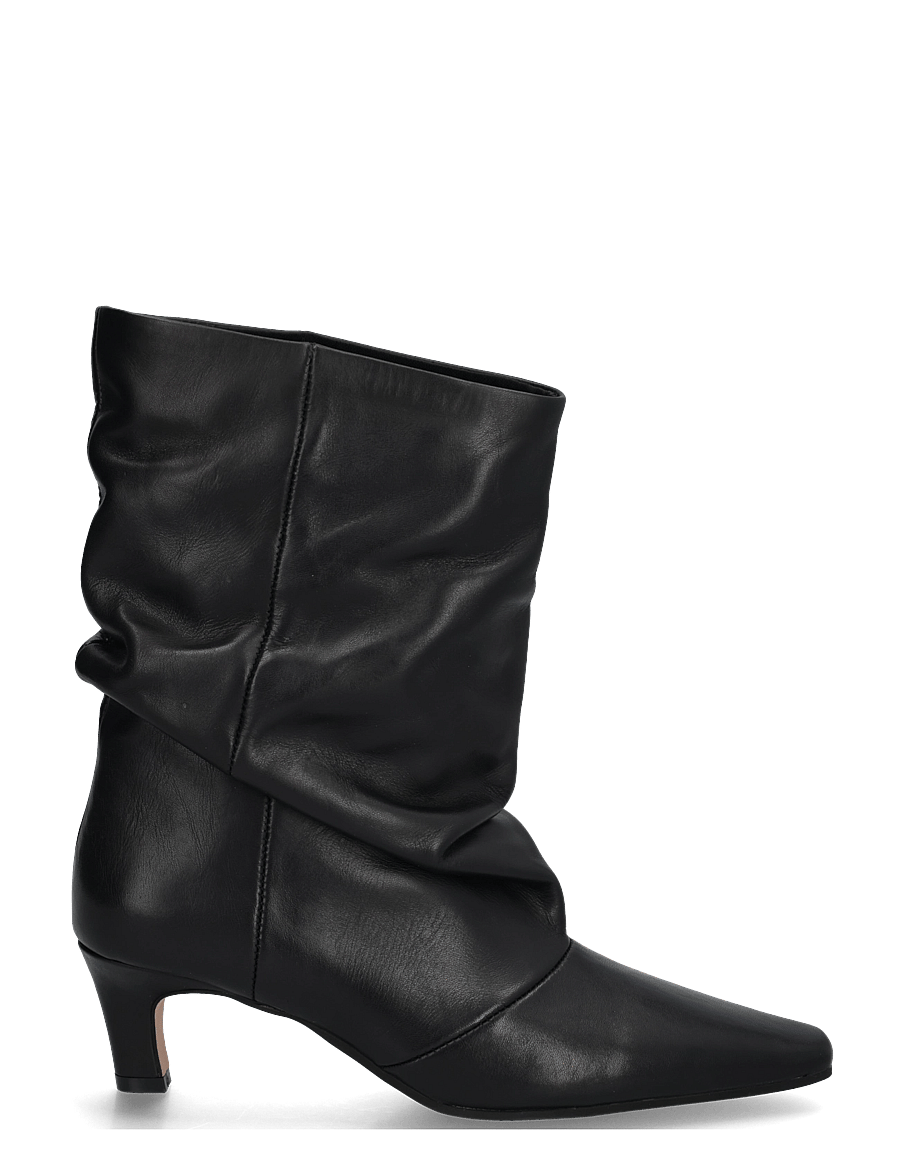 Steve Madden - Vexa - kontsaga poolsaapad - black leather - 2