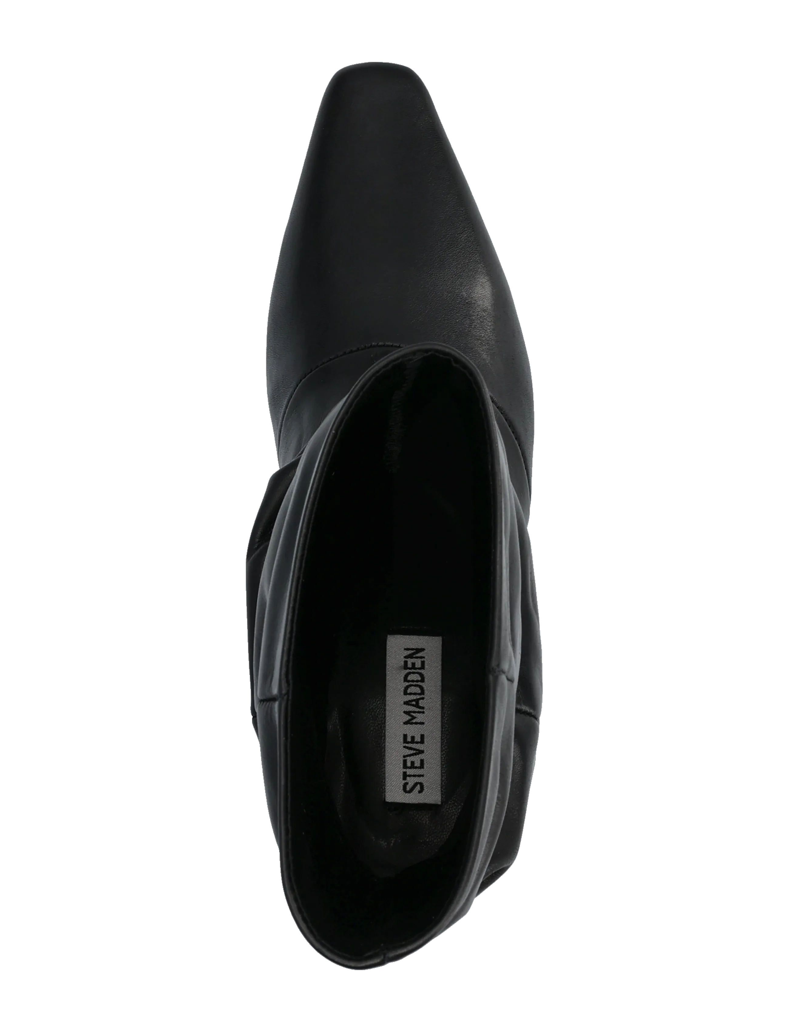 Steve Madden - Vexa - kontsaga poolsaapad - black leather - 3