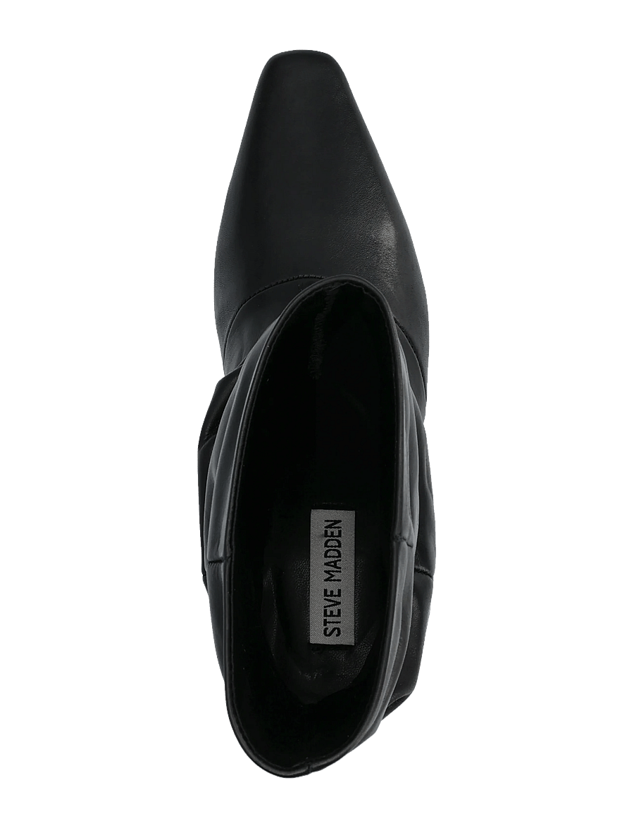 Steve Madden - Vexa - kontsaga poolsaapad - black leather - 3