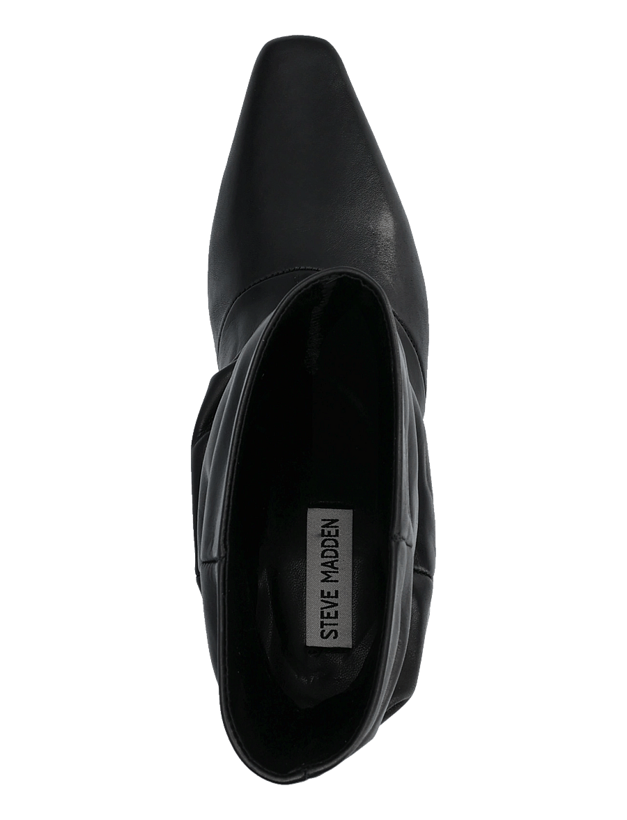 Steve Madden - Vexa - kontsaga poolsaapad - black leather - 3