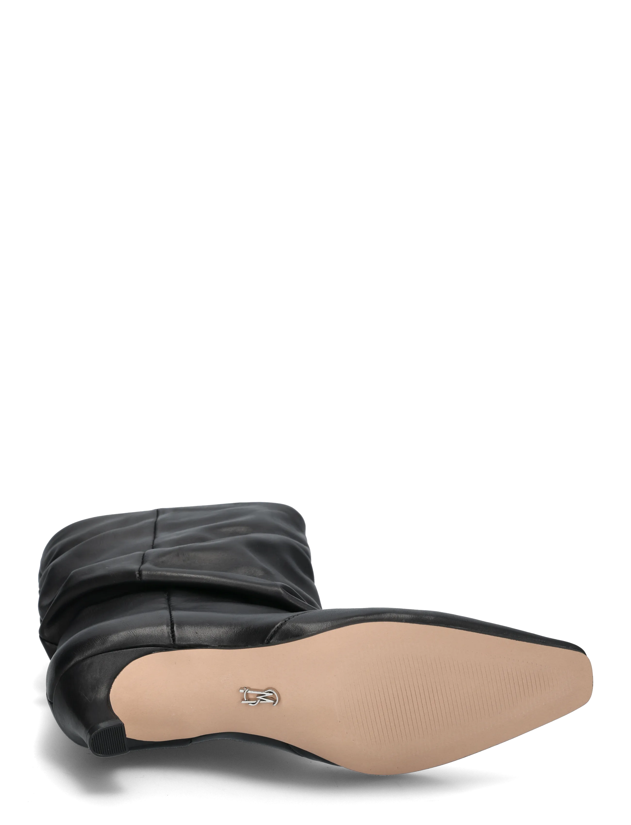 Steve Madden - Vexa - kontsaga poolsaapad - black leather - 4