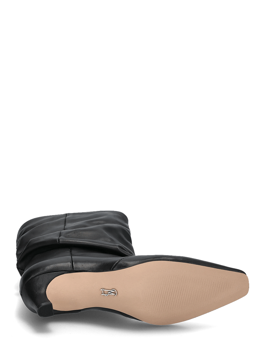 Steve Madden - Vexa - kontsaga poolsaapad - black leather - 4