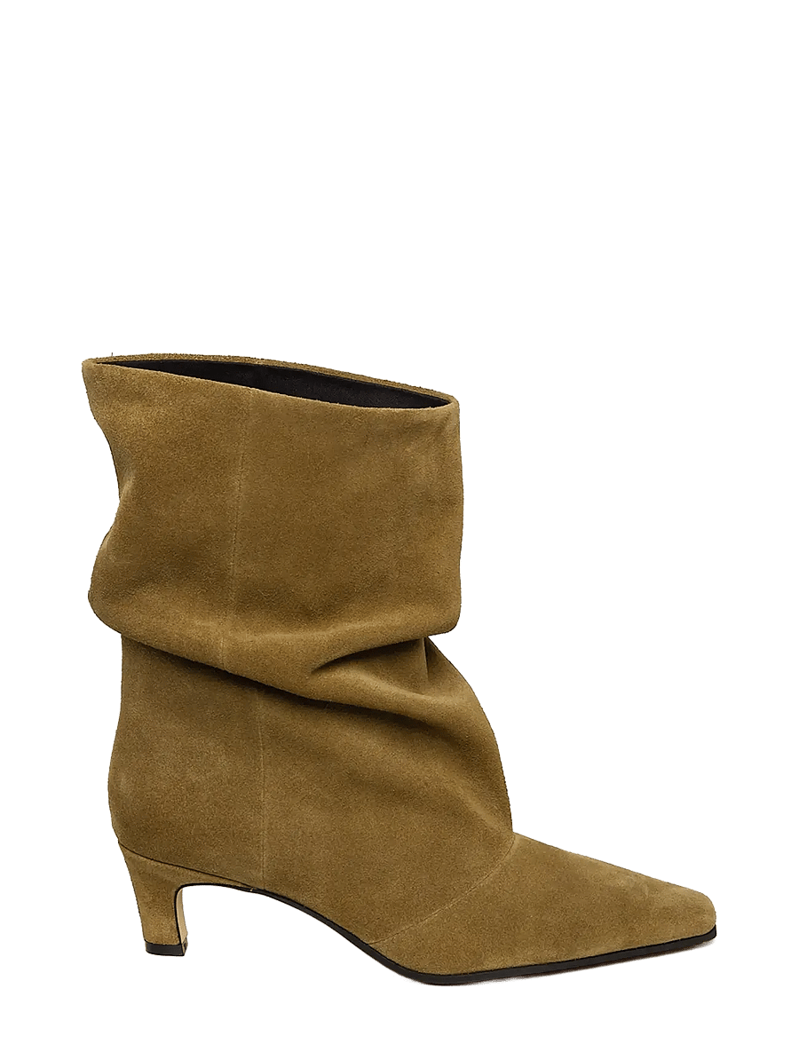 Steve Madden - Vexa - kontsaga poolsaapad - khaki olv suede - 1