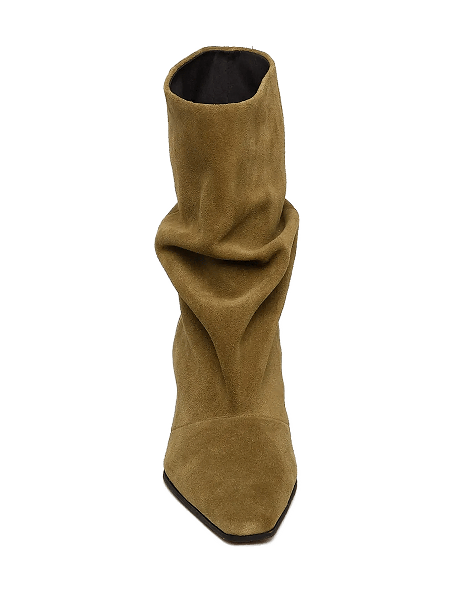 Steve Madden - Vexa - kontsaga poolsaapad - khaki olv suede - 2