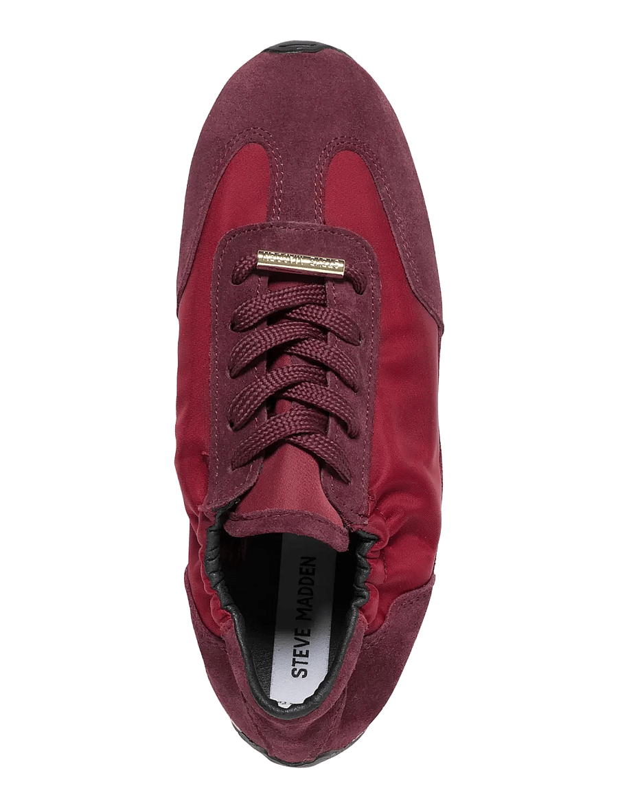 Steve Madden - Bobby - lave sneakers - burgundy multi - 4