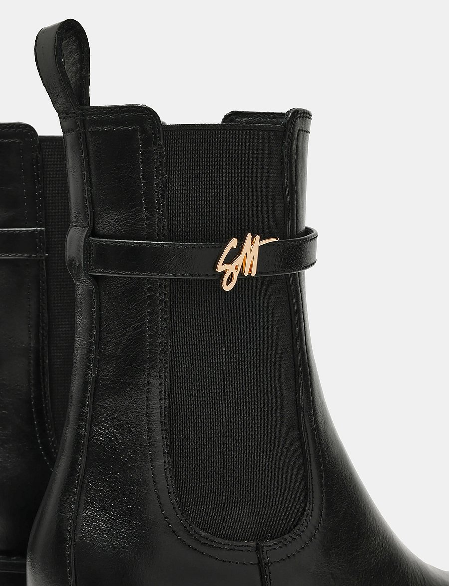 Steve Madden - Charity-SM - chelsea boots - black leather - 4