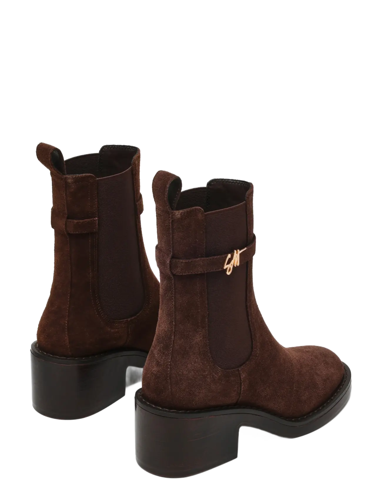 Steve Madden - Charity-SM - chelsea boots - chocolate brown suede - 2