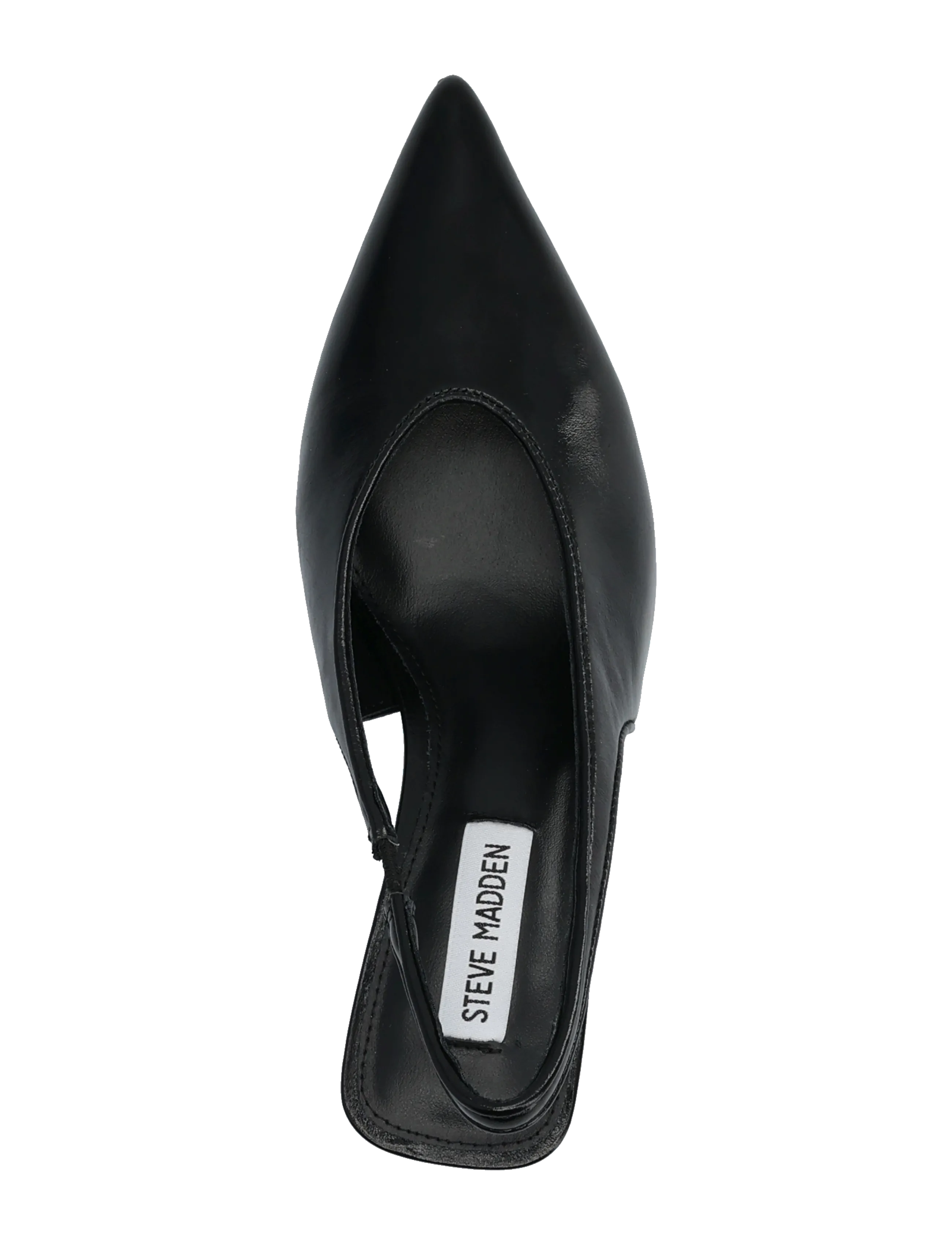 Steve Madden - Alari - kontsaga slingback-kingad - black leather - 3