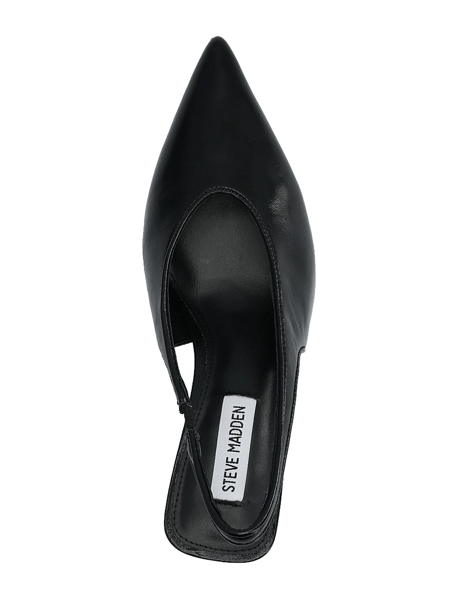 Steve Madden - Alari - kontsaga slingback-kingad - black leather - 3