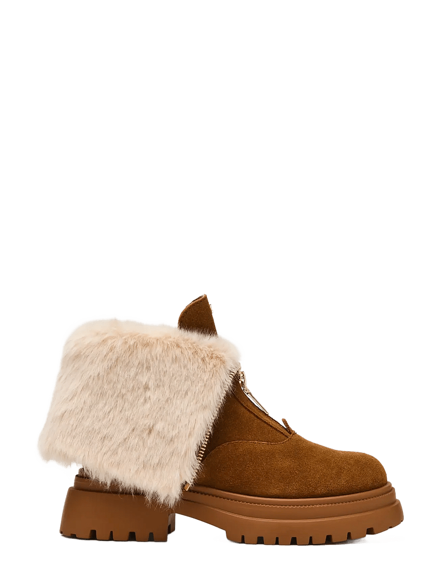 Steve Madden - Ripstorm - teddy-stiefel - chestnut suede - 0