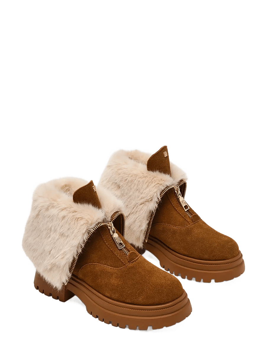 Steve Madden - Ripstorm - teddy-stiefel - chestnut suede - 1