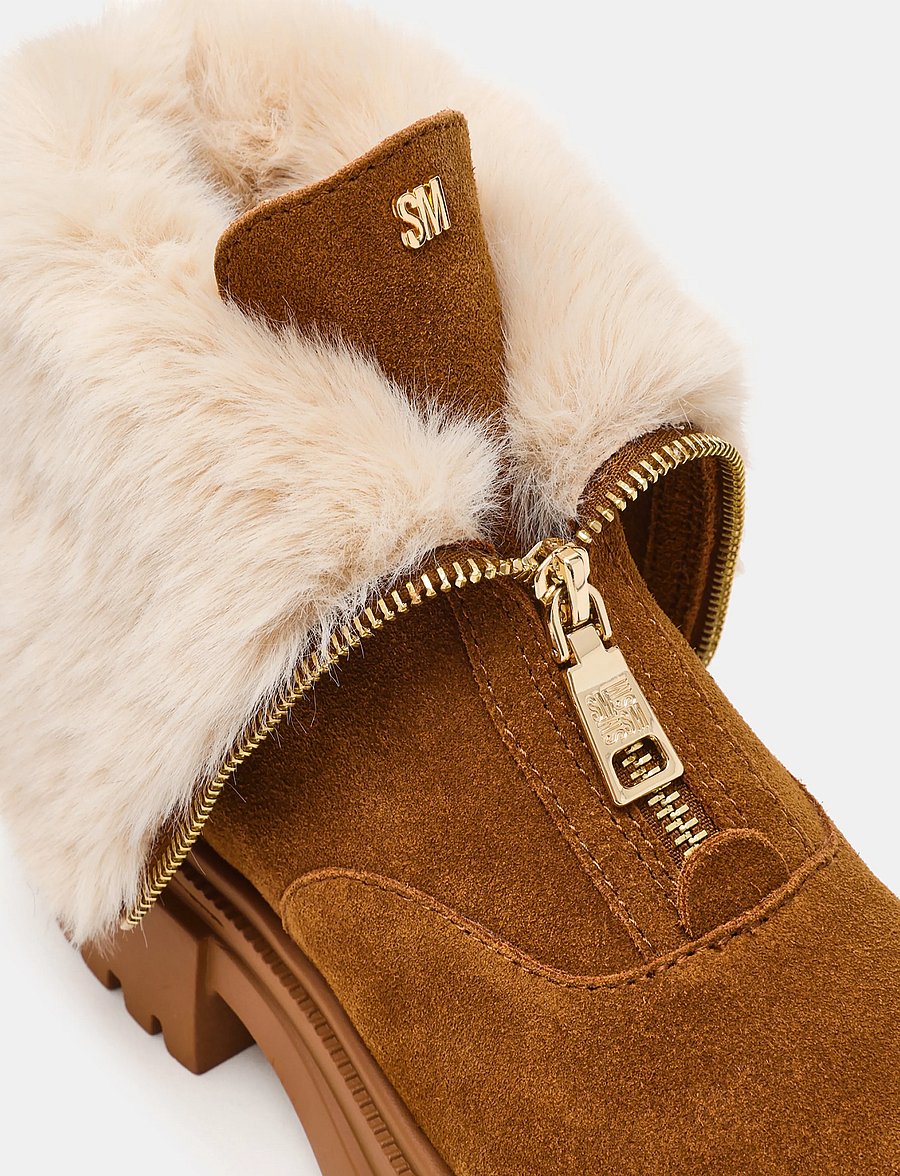 Steve Madden - Ripstorm - teddy-stiefel - chestnut suede - 4
