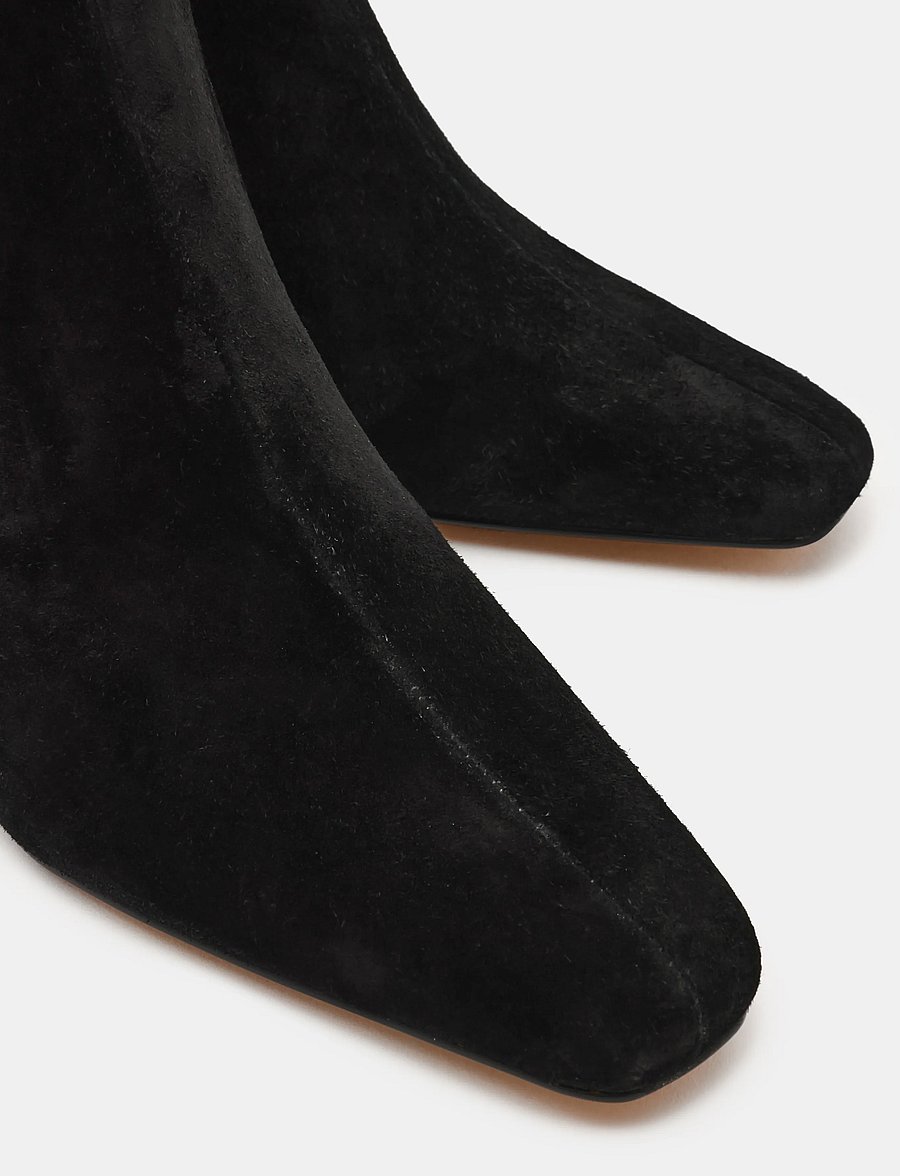 Steve Madden - Willah - stiefeletten mit absatz - black suede - 4