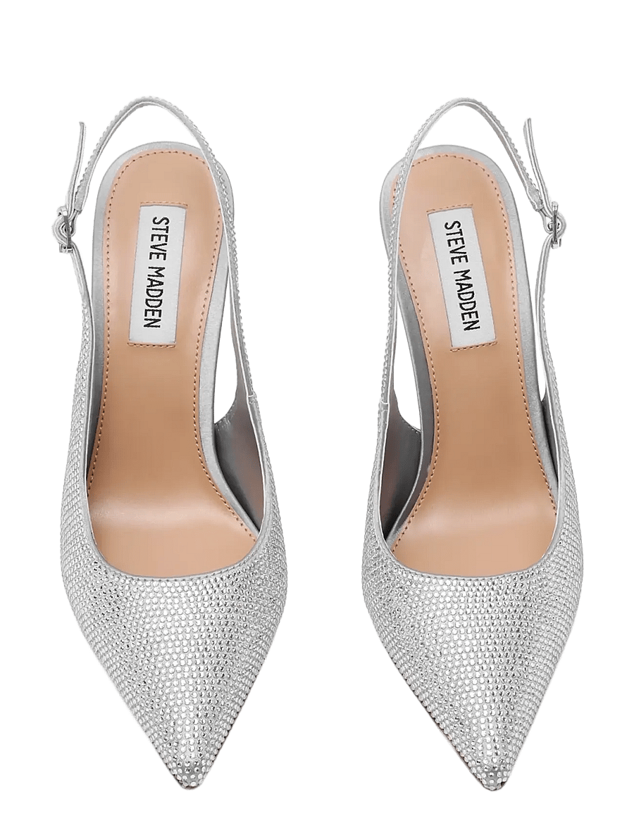 Steve Madden - Tremble - slingbacks med hæle - silver - 3