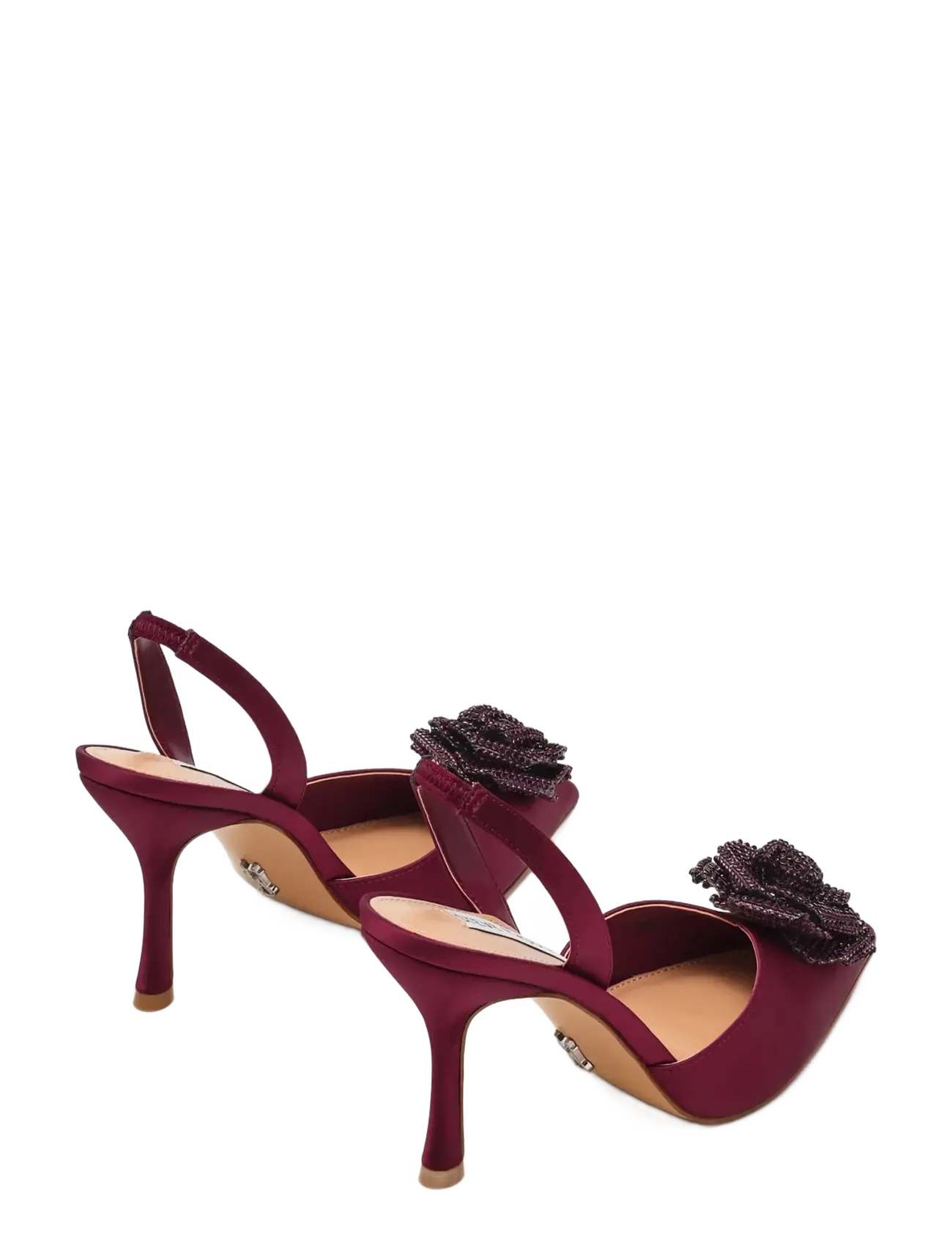 Steve Madden - Lysandra - slingbacks mit absatz - wine satin - 2