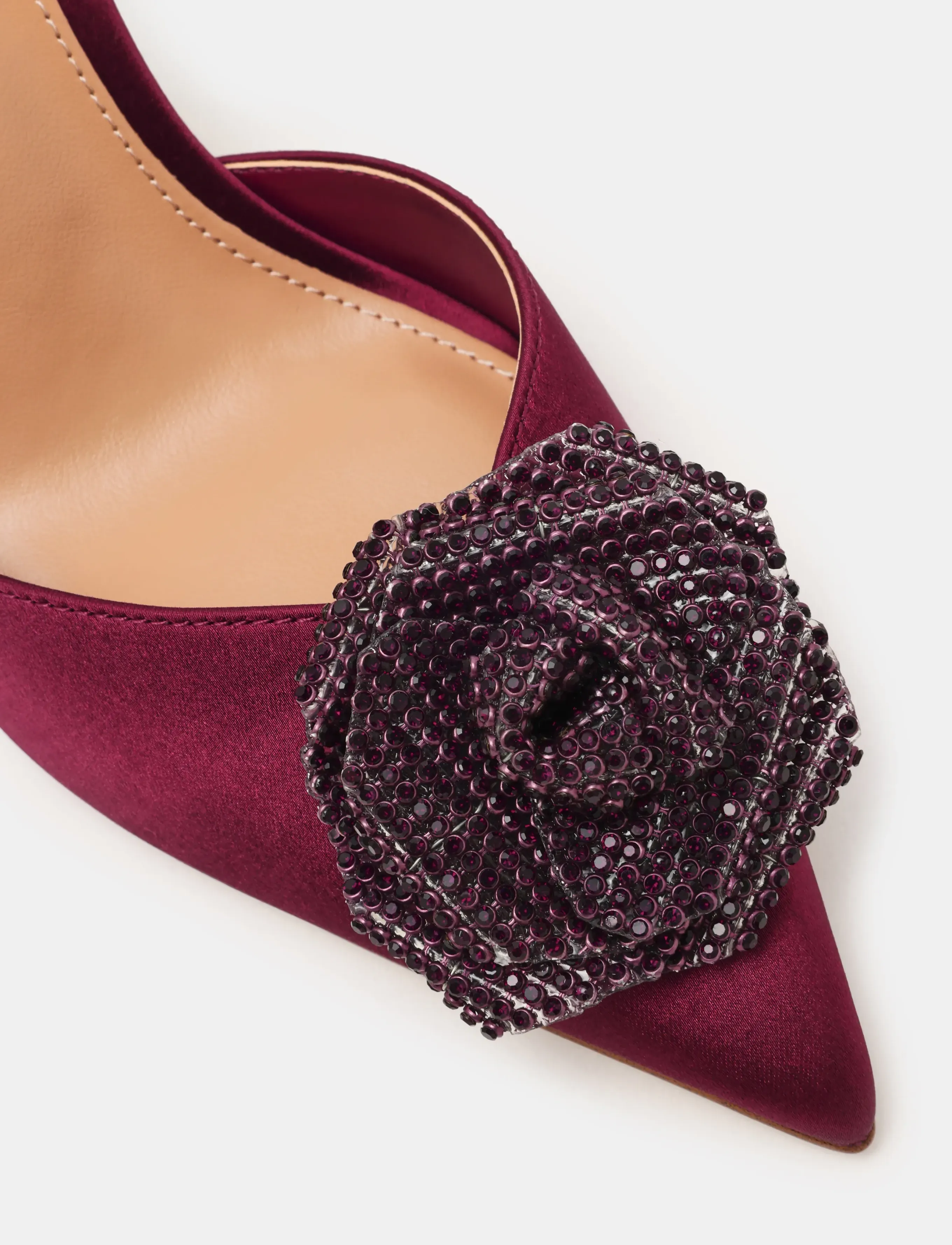Steve Madden - Lysandra - slingbacks mit absatz - wine satin - 4