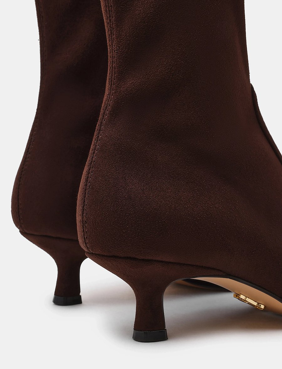 Steve Madden - Checklist - stiefeletten mit absatz - chocolate brown - 4