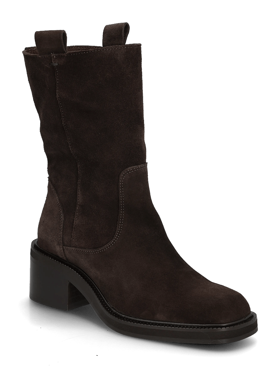 Steve Madden - Tenley - kontsaga poolsaapad - chocolate brown suede - 0