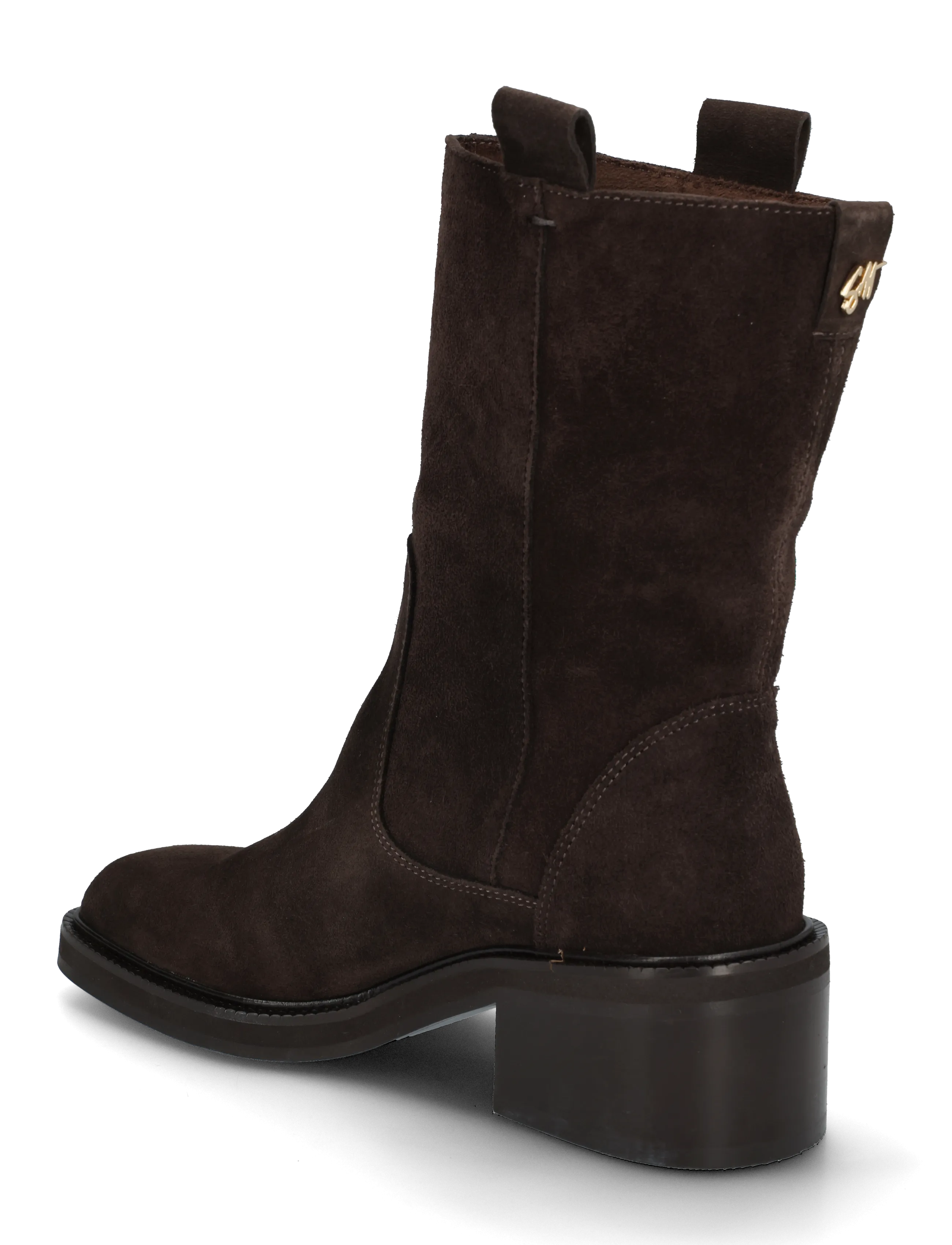 Steve Madden - Tenley - kontsaga poolsaapad - chocolate brown suede - 1