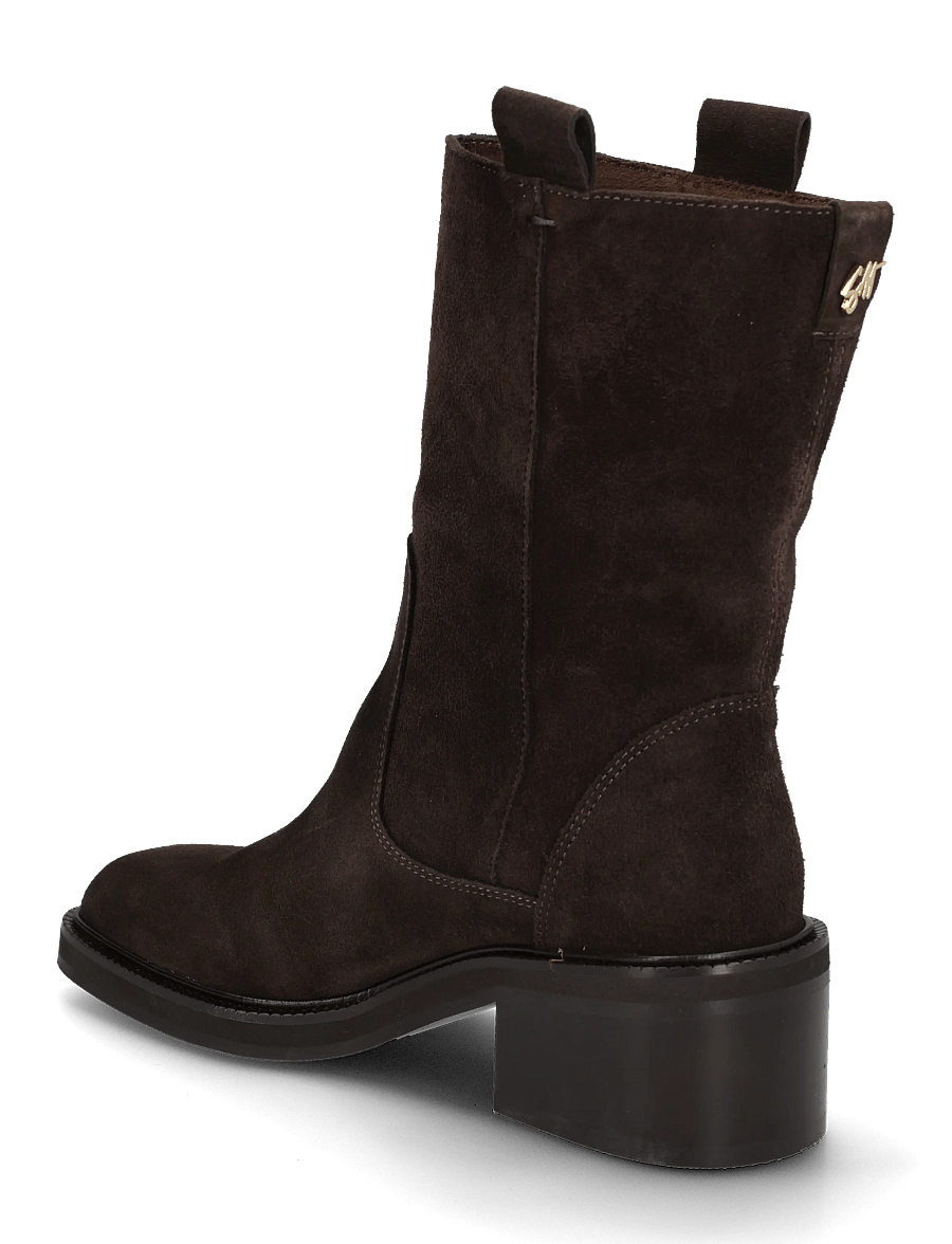 Steve Madden - Tenley - kontsaga poolsaapad - chocolate brown suede - 1