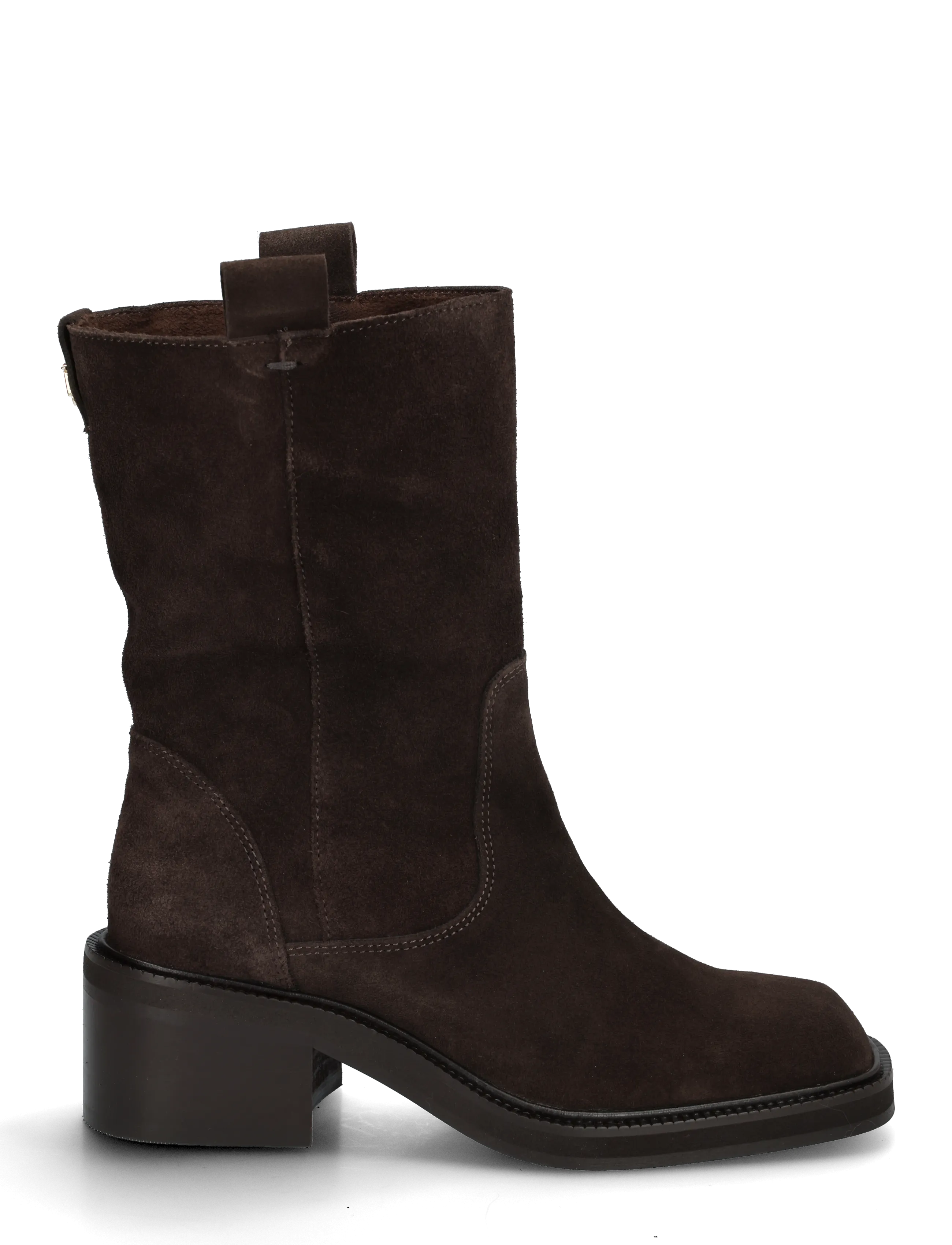 Steve Madden - Tenley - kontsaga poolsaapad - chocolate brown suede - 2