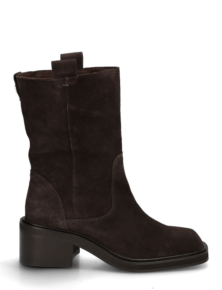 Steve Madden - Tenley - kontsaga poolsaapad - chocolate brown suede - 2