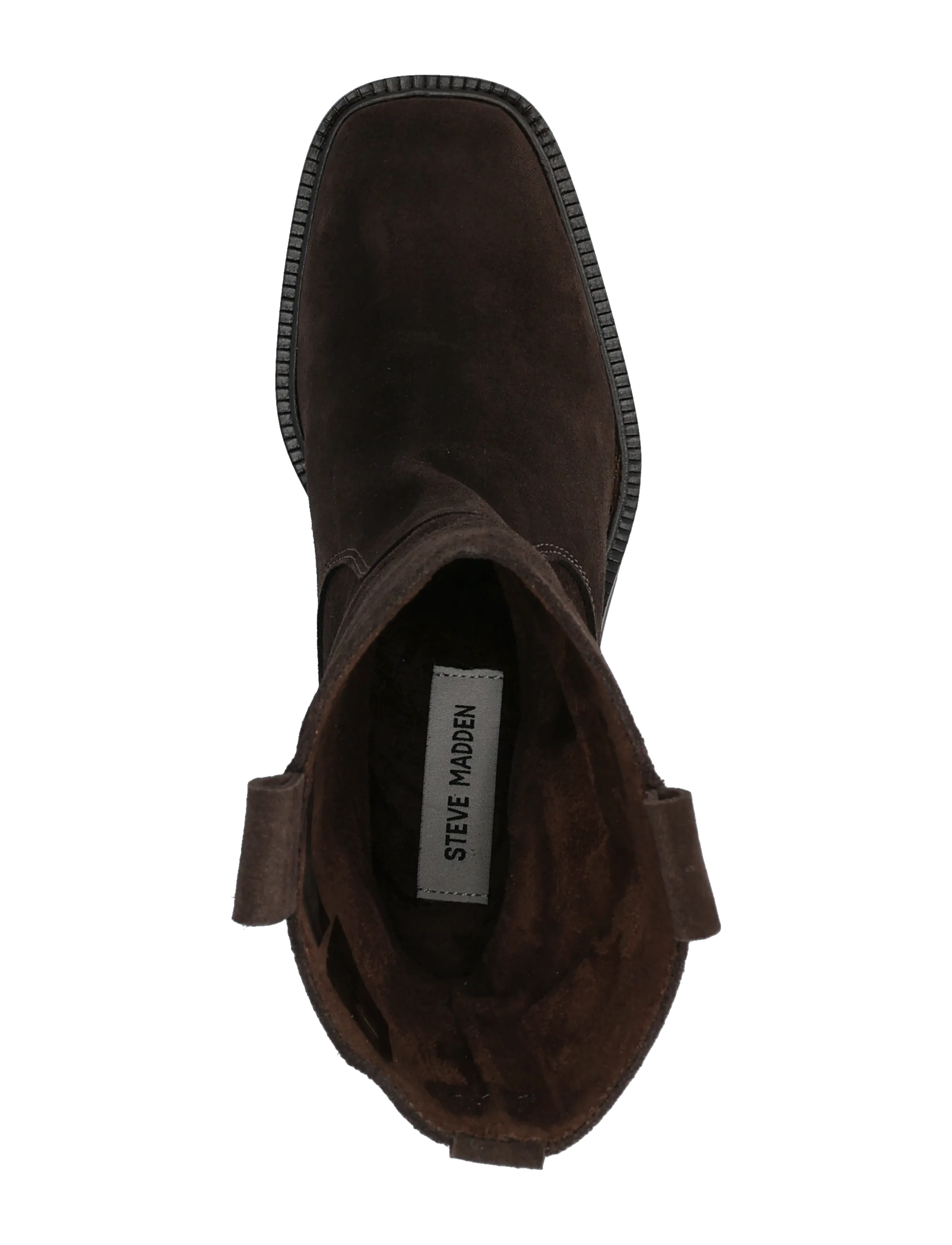 Steve Madden - Tenley - kontsaga poolsaapad - chocolate brown suede - 3