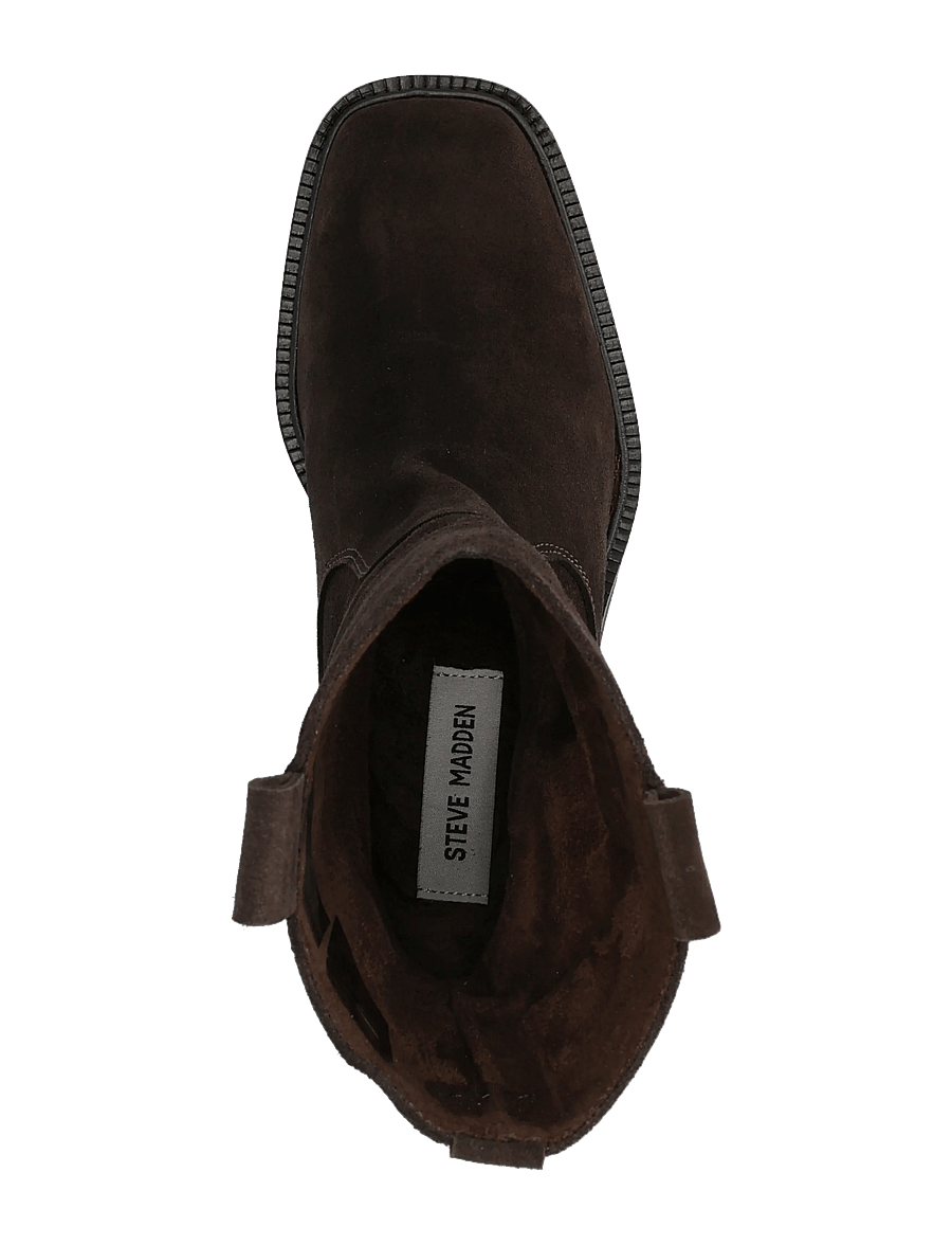 Steve Madden - Tenley - kontsaga poolsaapad - chocolate brown suede - 3