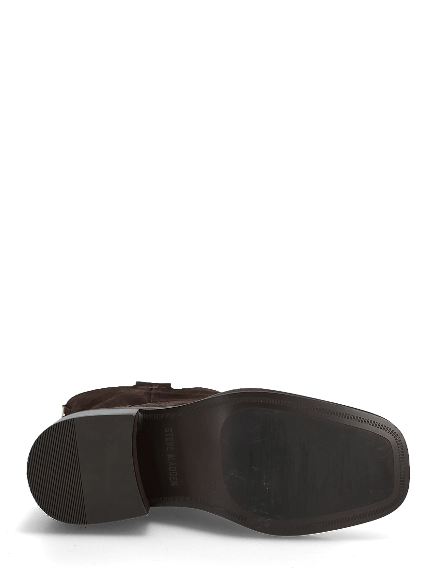 Steve Madden - Tenley - kontsaga poolsaapad - chocolate brown suede - 4