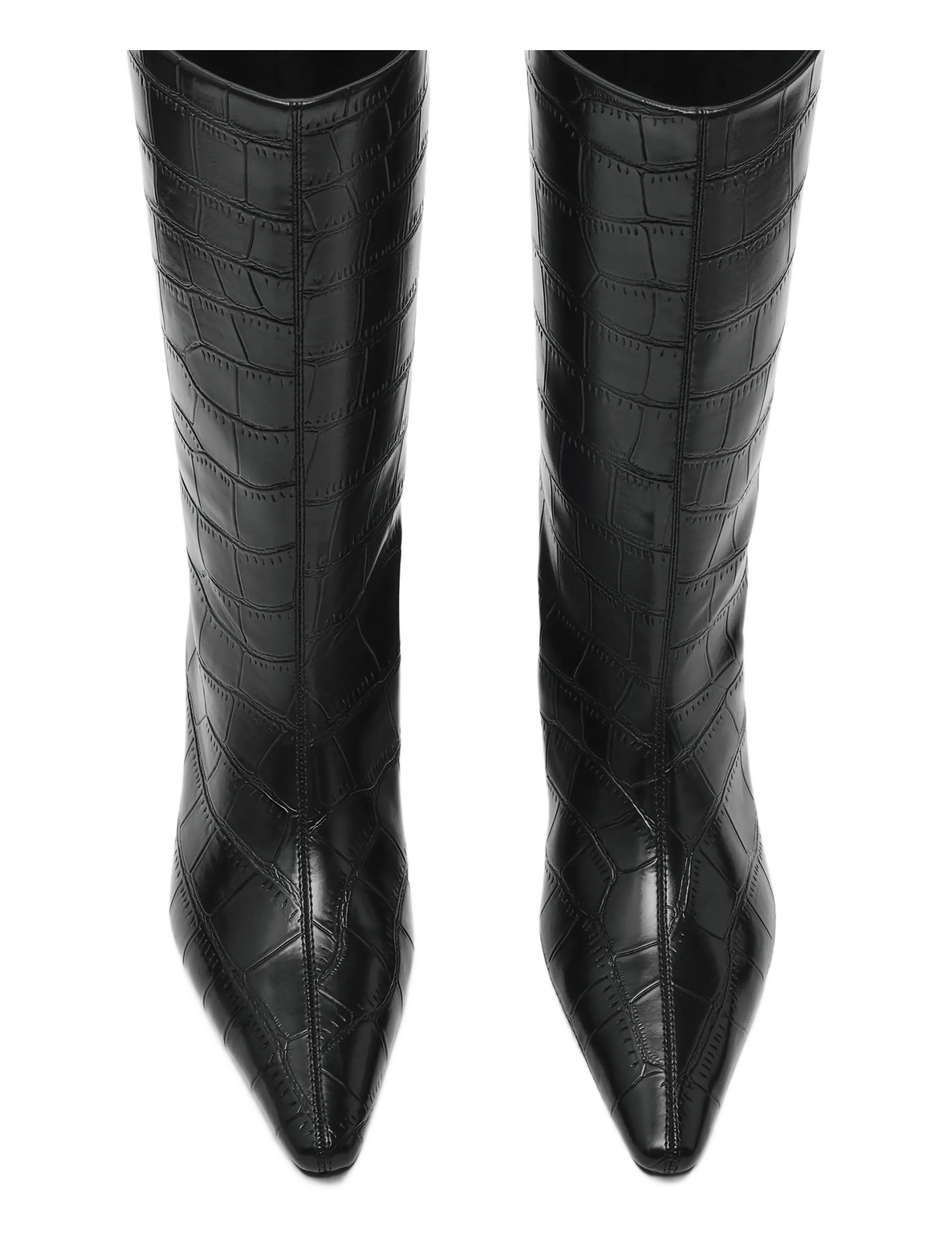 Steve Madden - Carousel - knee high boots - black snake - 3