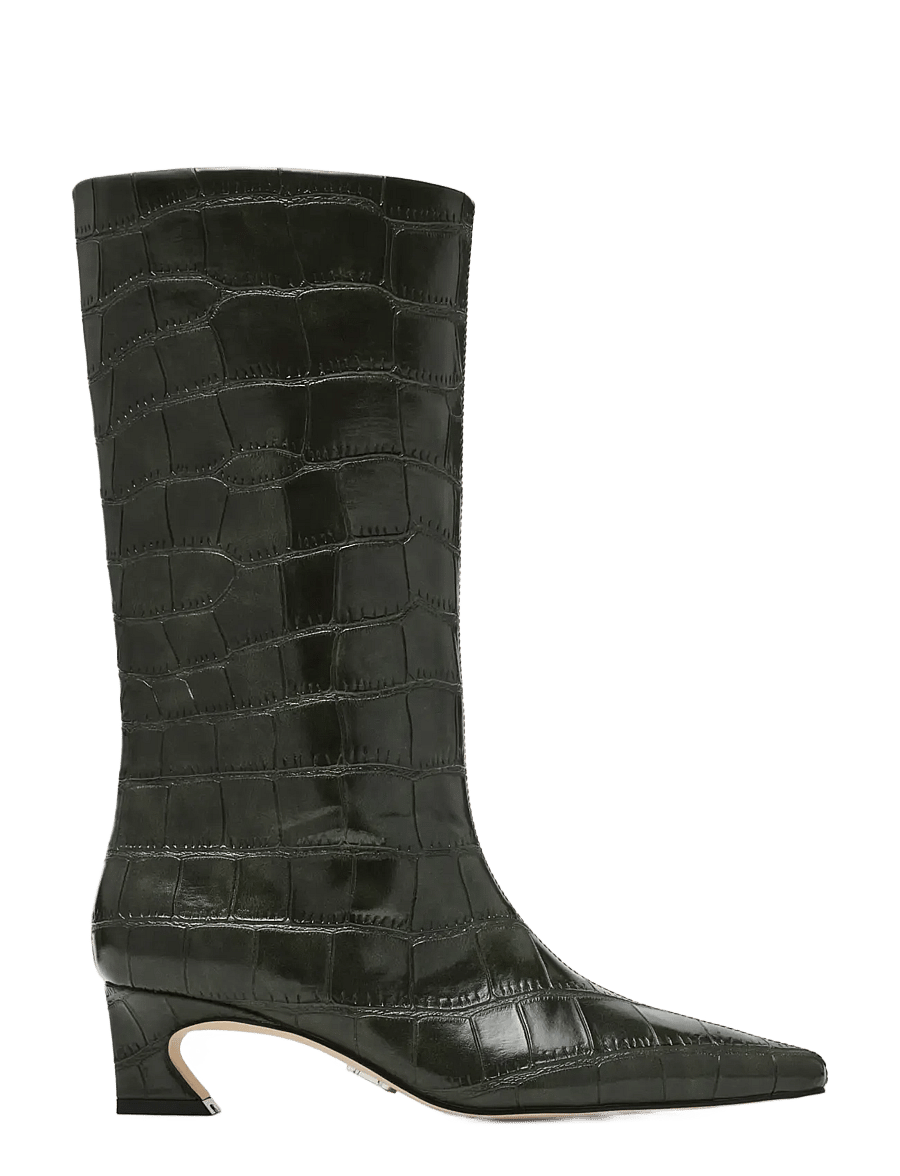 Steve Madden - Carousel - kniehohe stiefel - green snake - 0
