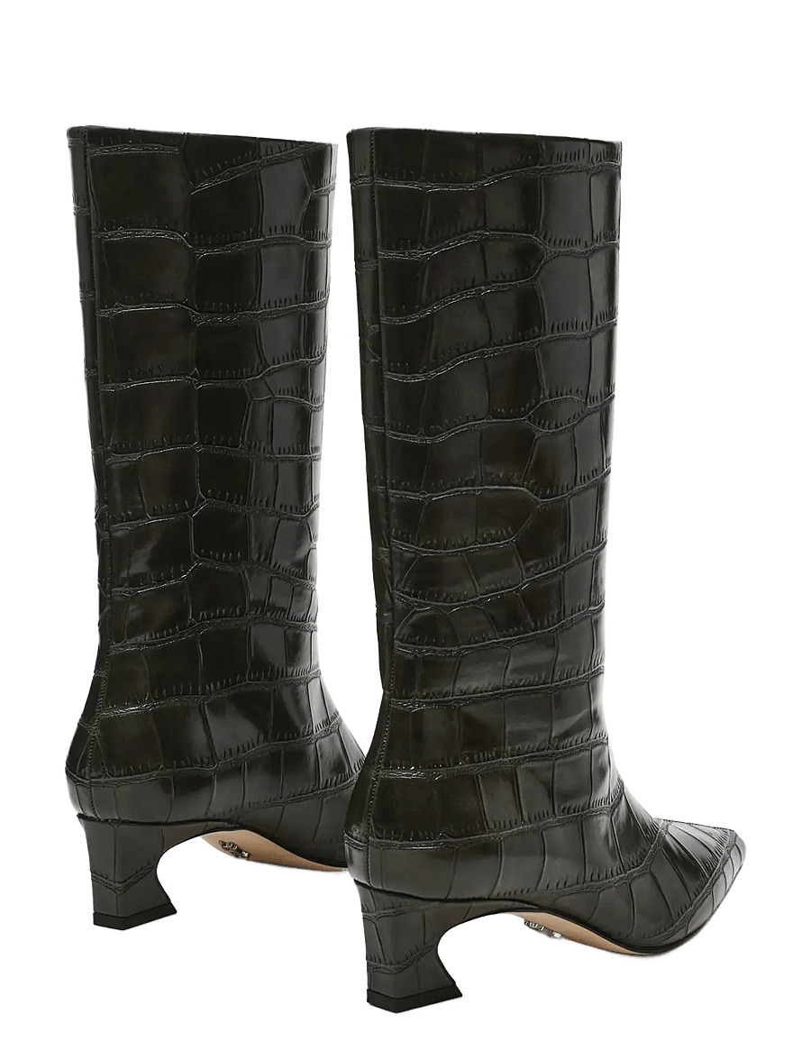 Steve Madden - Carousel - kniehohe stiefel - green snake - 2