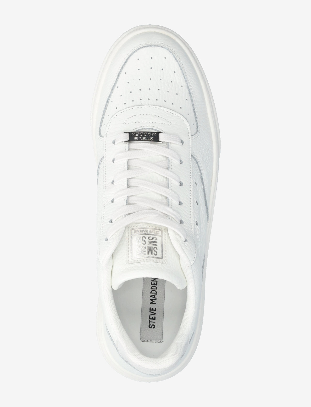 Steve Madden - Brent - ar pazeminātu potītes daļu - white leather - 3