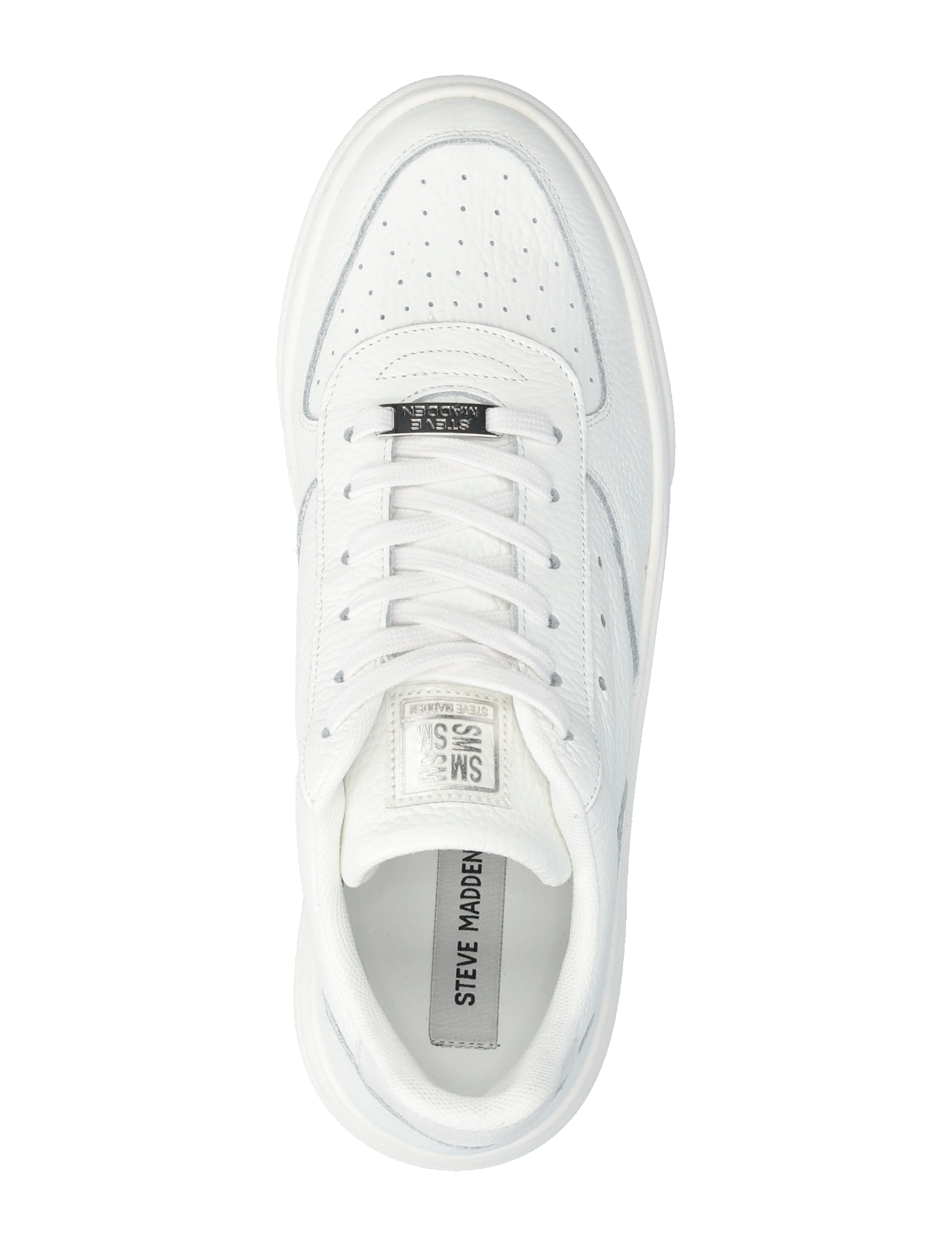 Steve Madden - Brent Sneaker - niedriger schnitt - white leather - 3