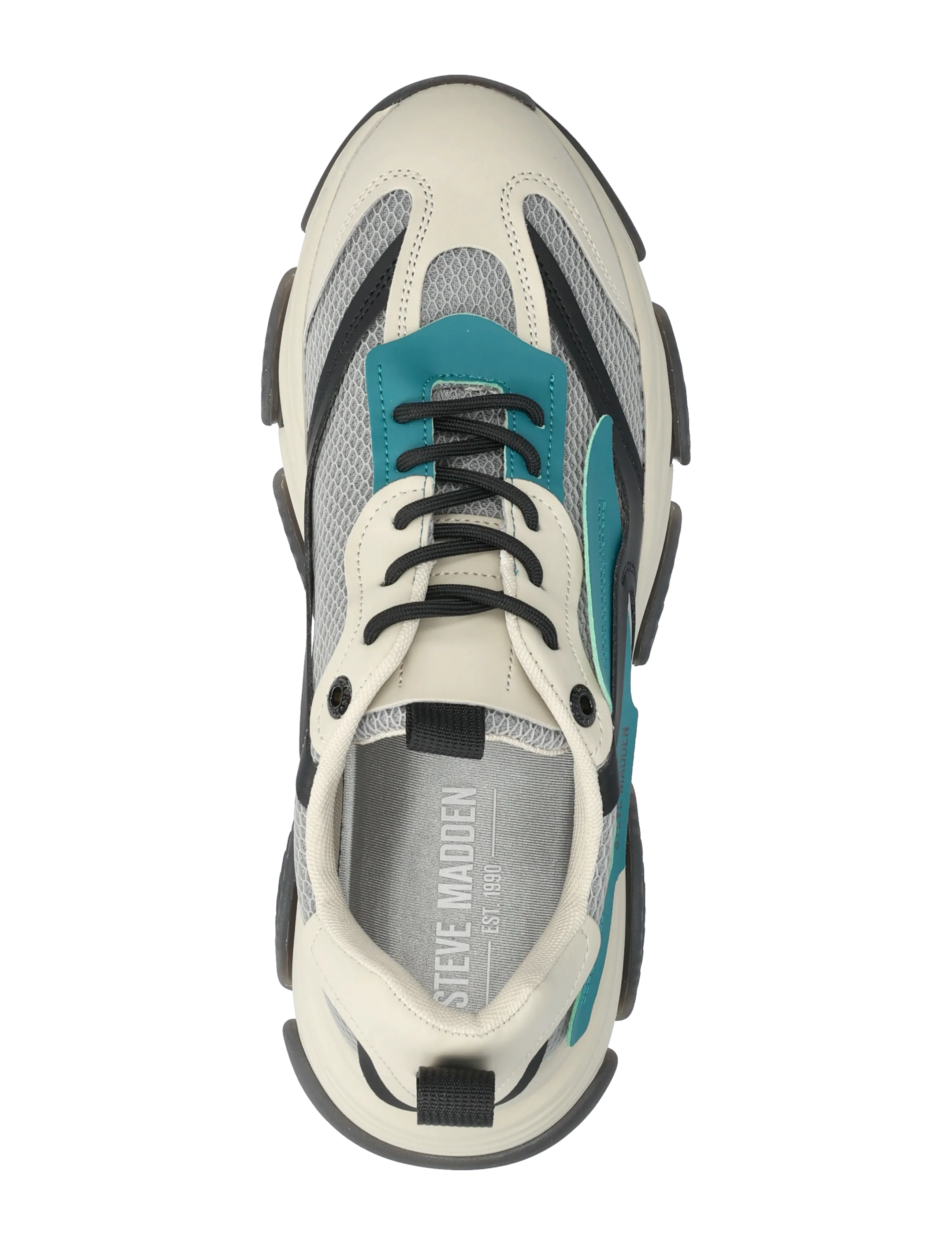 Steve Madden - Possess - masīvi sportiskā stila apavi - black/blue - 3