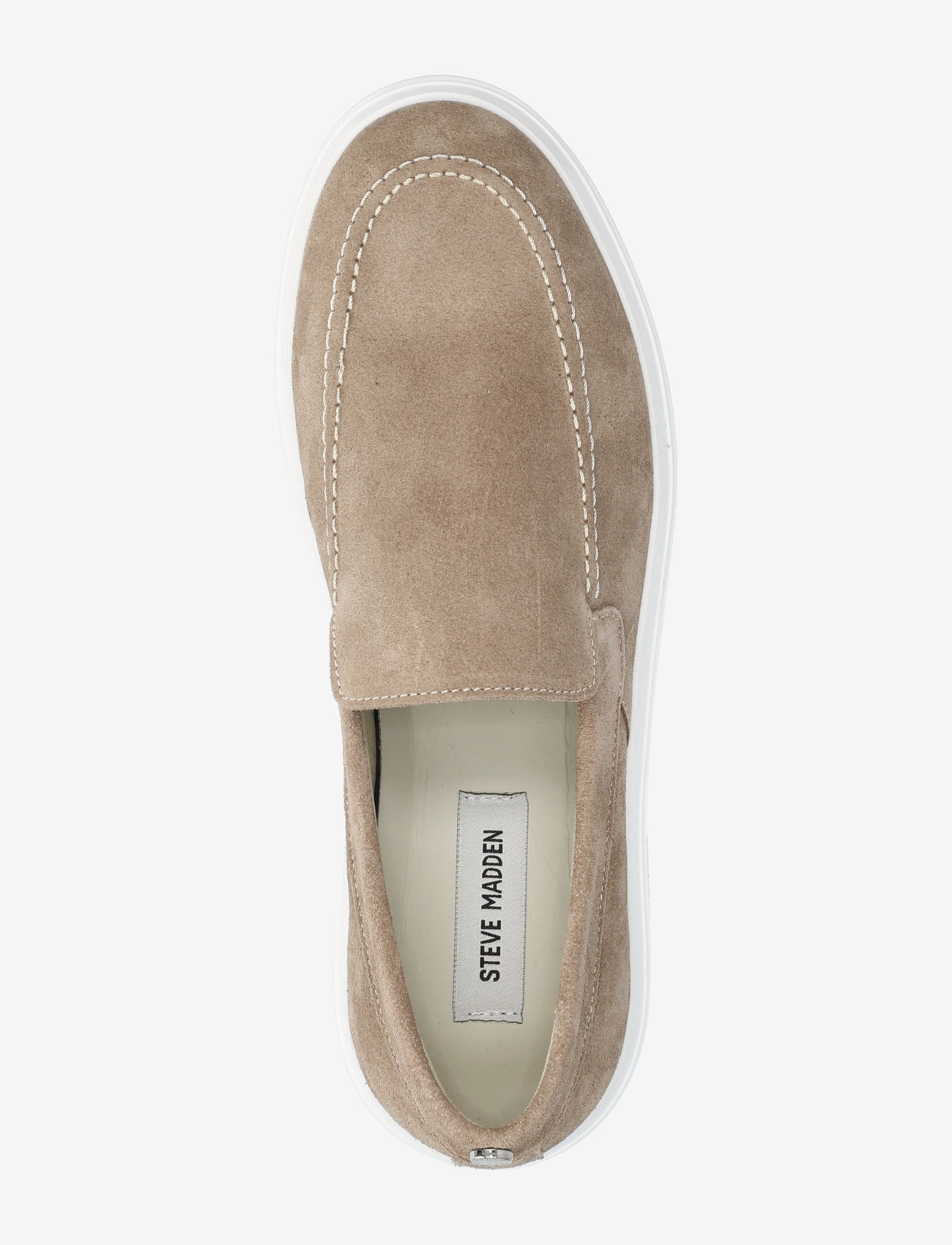 Steve Madden - Fletcher Loafer - taupe suede - 3