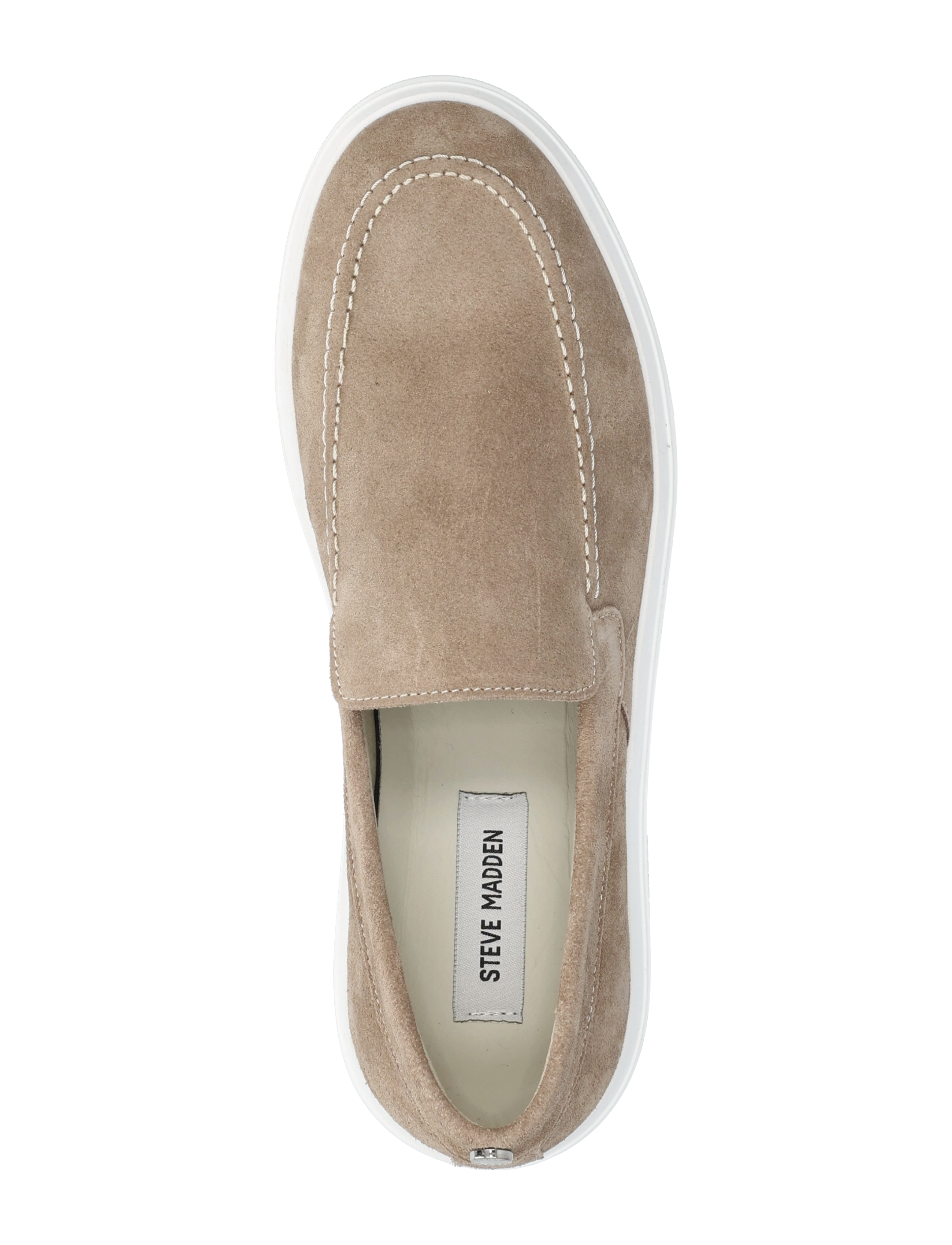 Steve Madden - Fletcher Loafer - taupe suede - 3