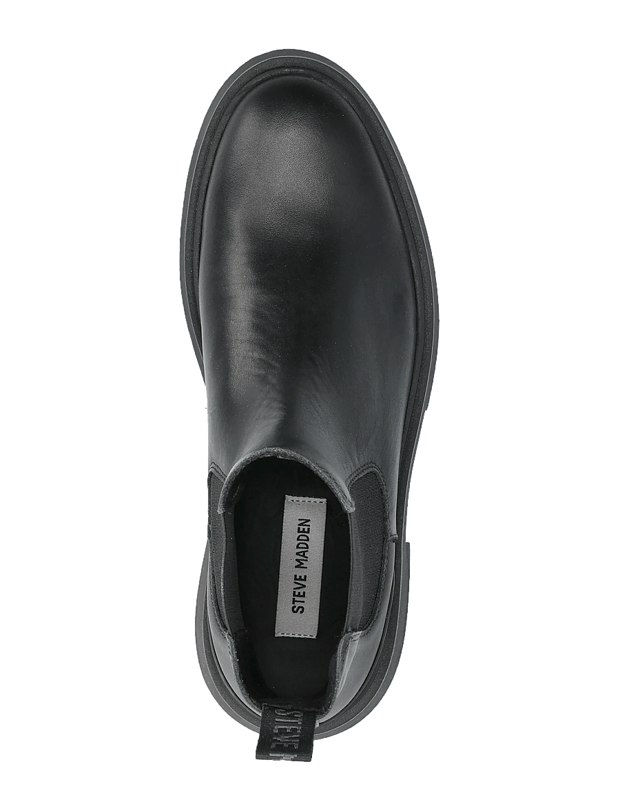 Steve Madden - Zhane - chelsea boots - black leather - 3