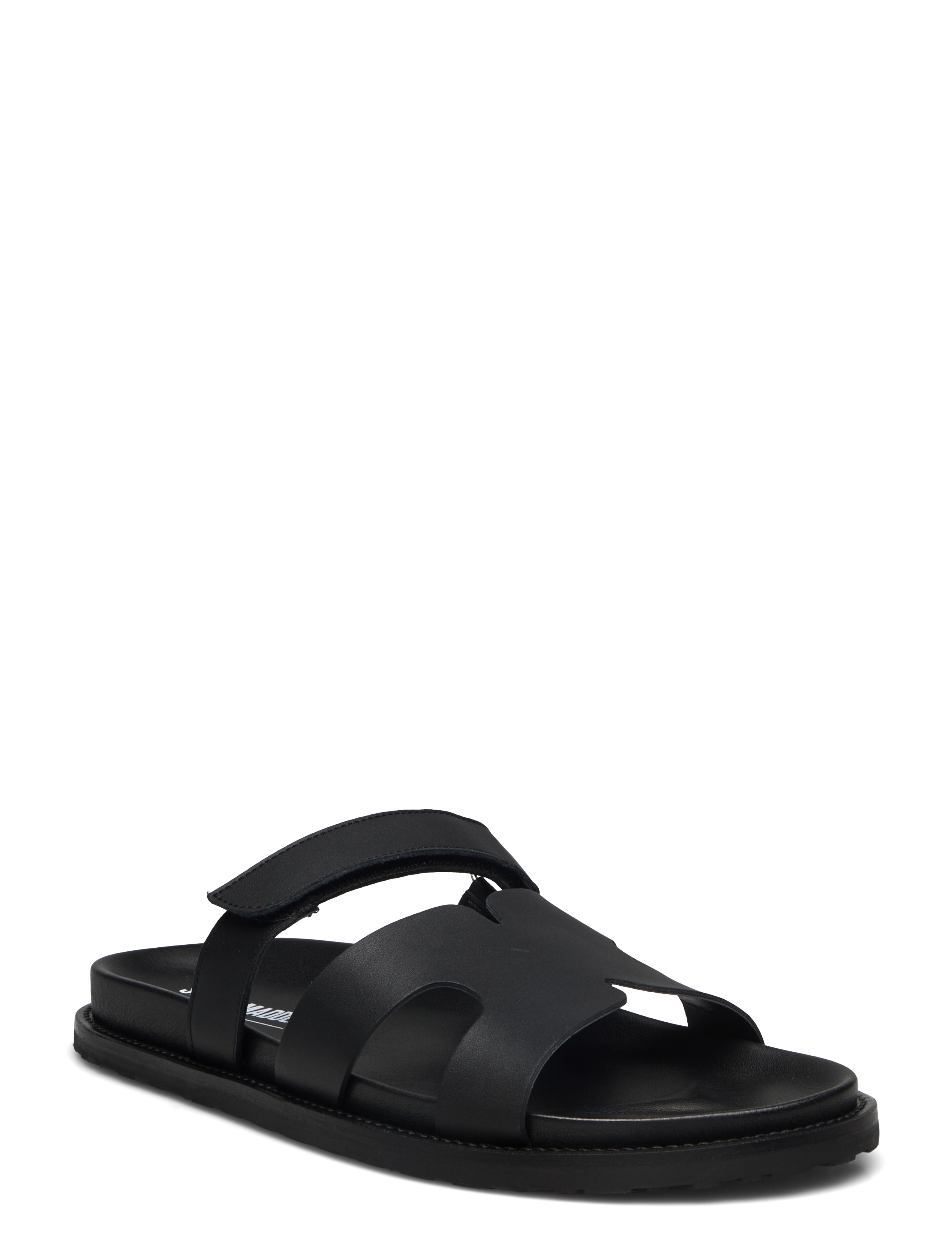 Steve Madden Manu - Summer shoes - BLACK LEATHER / black