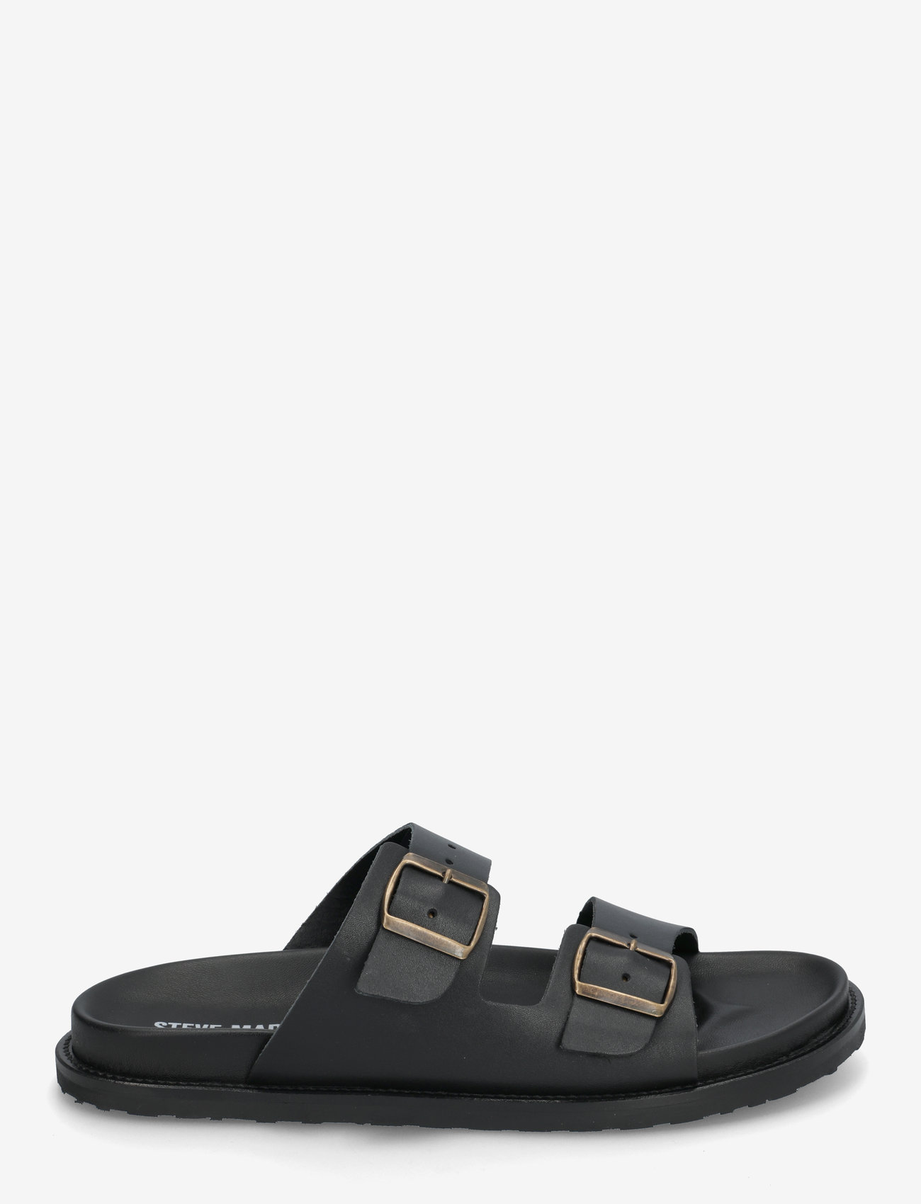 Steve Madden - Magnus Slides - black leather - 1