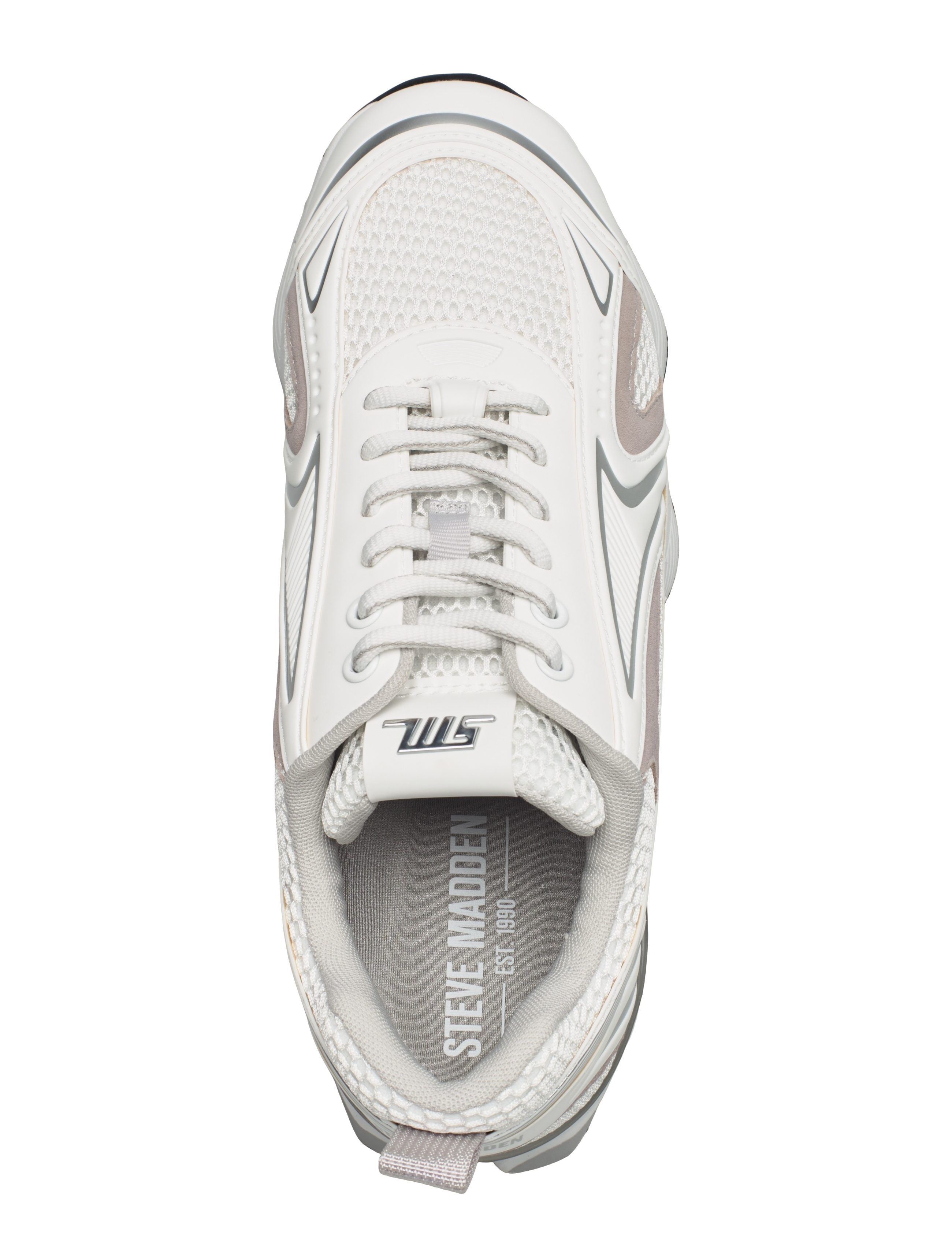Steve Madden - Speedometer Sneaker - robustsed tossud - white - 3