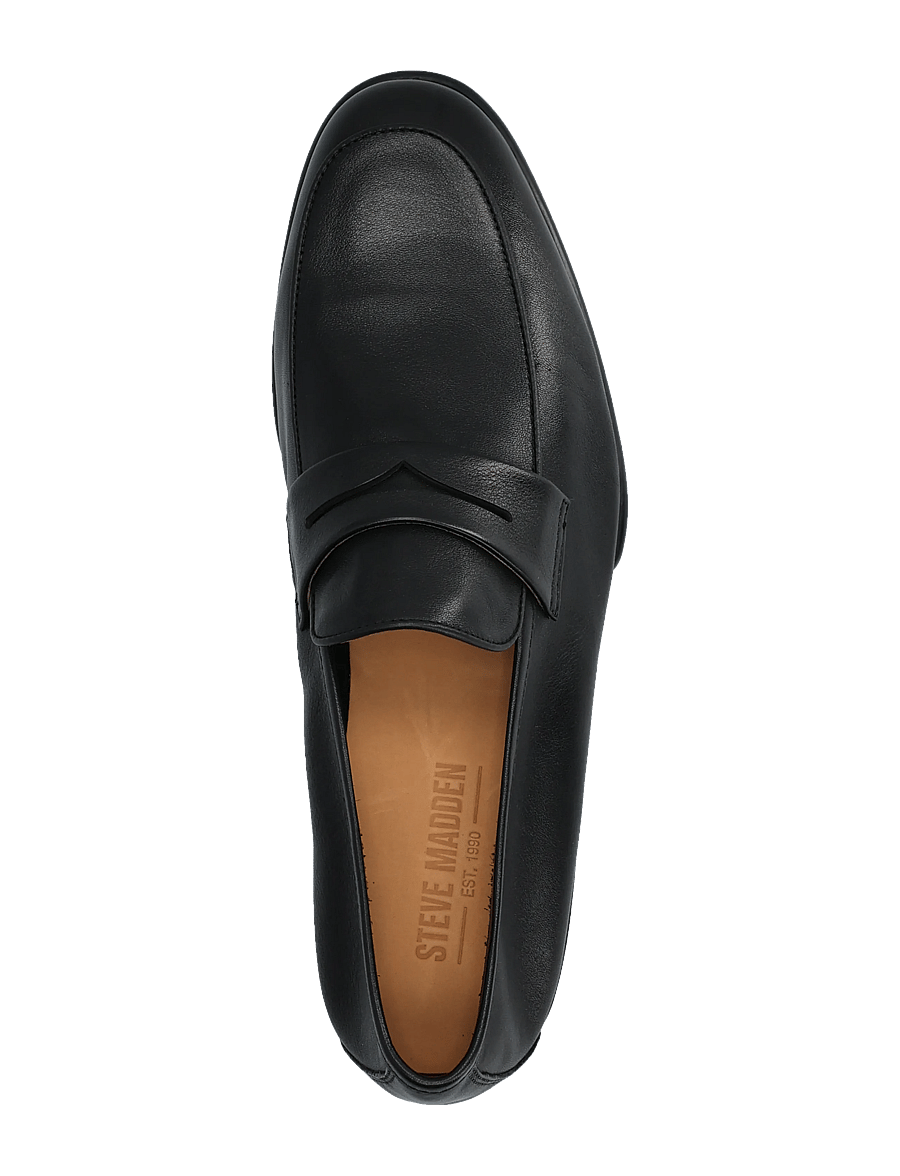 Steve Madden - Swanson - loafer - black leather - 3