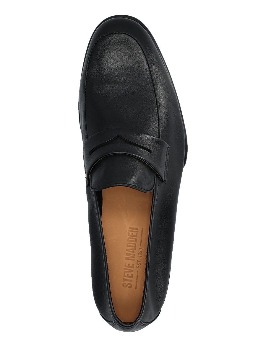 Steve Madden - Swanson - loafers - black leather - 3