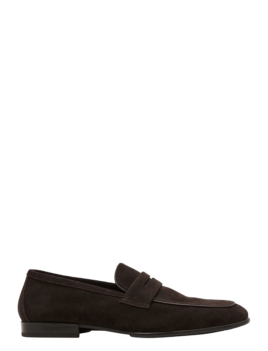 Steve Madden - Swanson - loafers - brown suede - 1