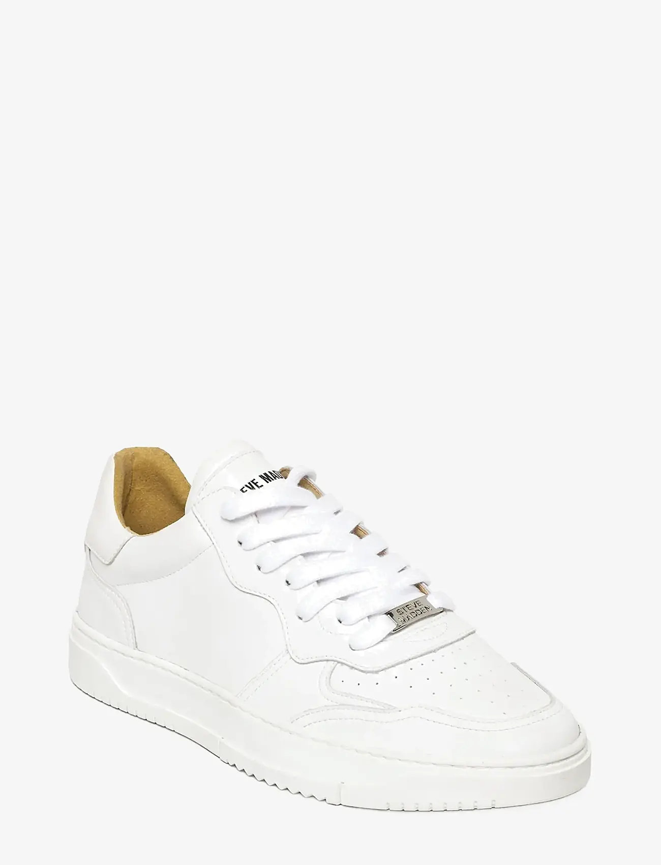 Steve Madden - Shawn - madala säärega tossud - white leather - 1