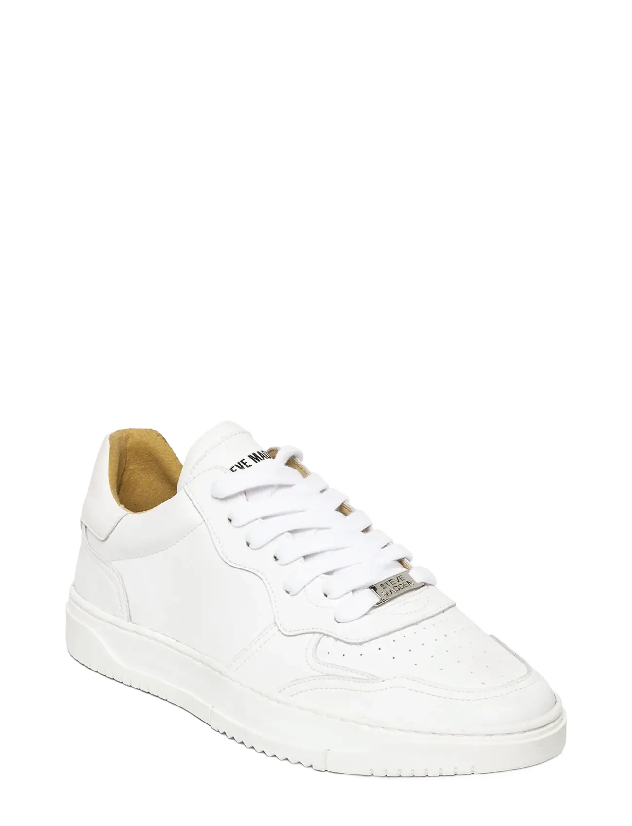 Steve Madden - Shawn - niedriger schnitt - white leather - 1