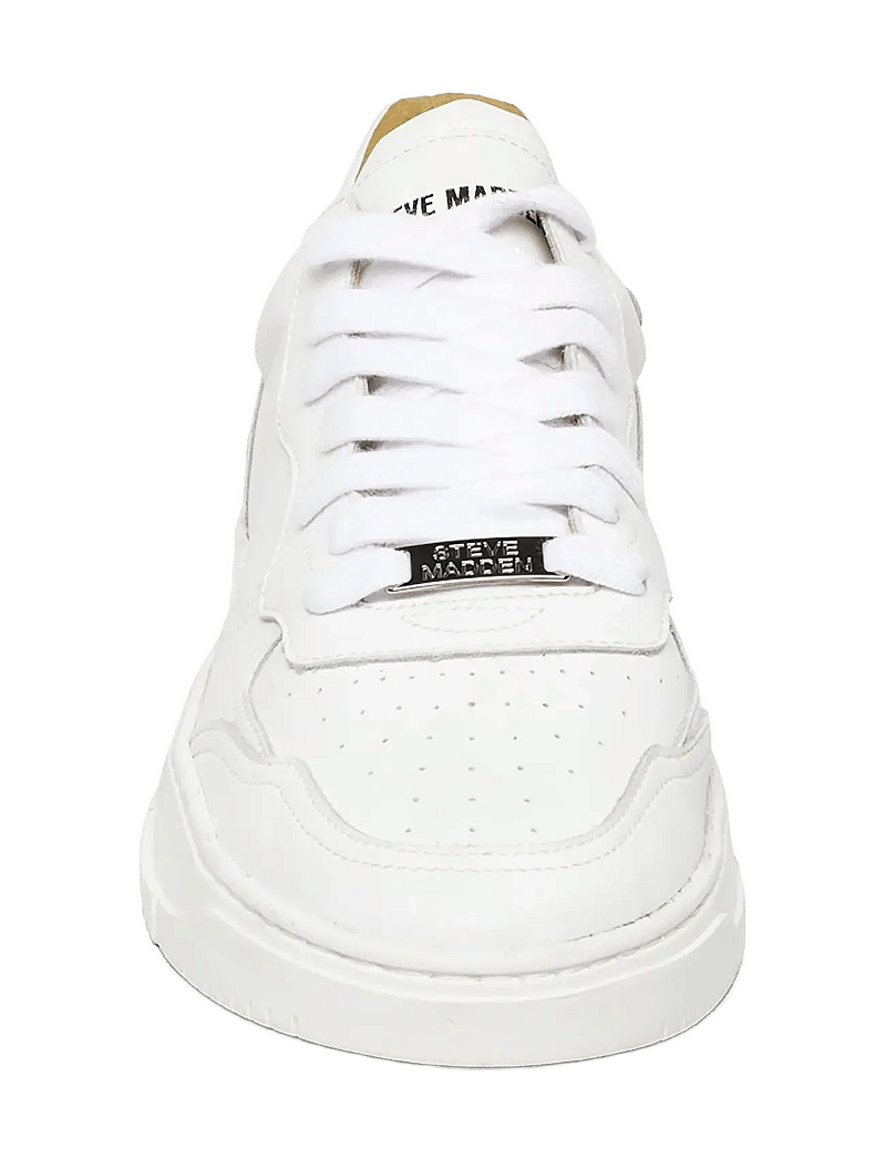 Steve Madden - Shawn - madala säärega tossud - white leather - 2
