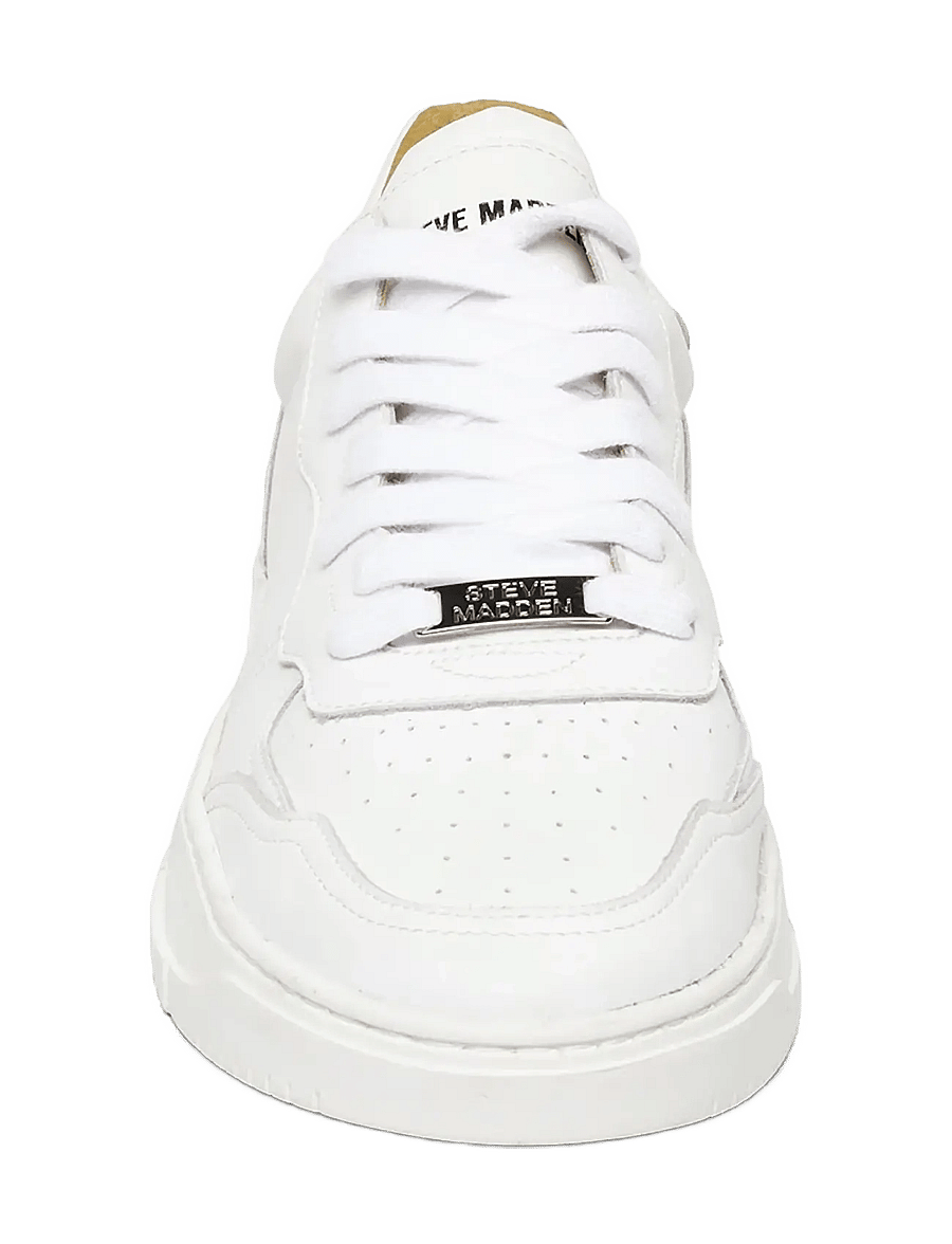 Steve Madden - Shawn - niedriger schnitt - white leather - 2